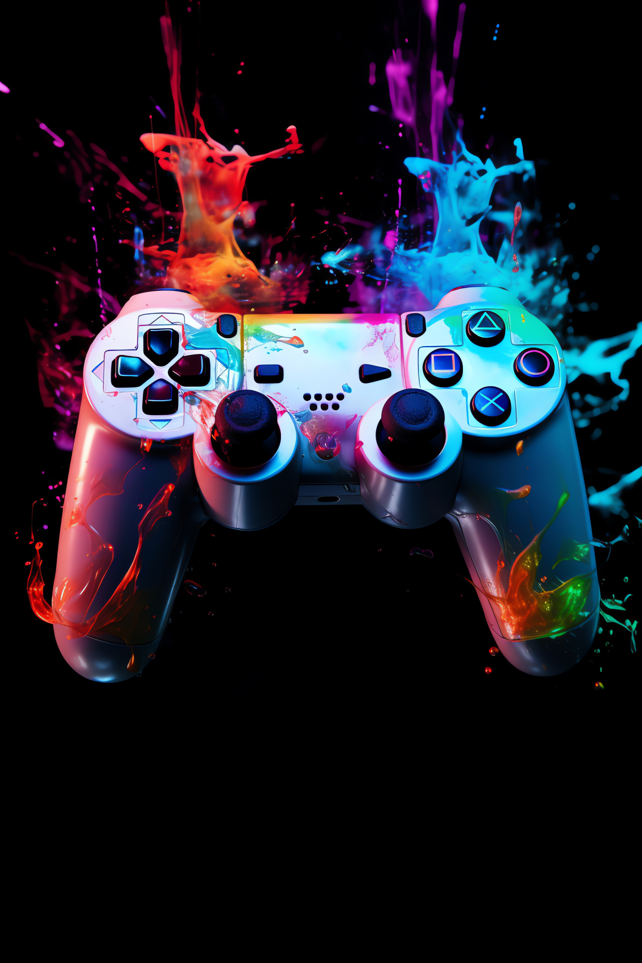 Action PS3 accessory, Gaming engagement, Real-time interaction, Player fingertips, Trigger mechanisms, HD Phone Image