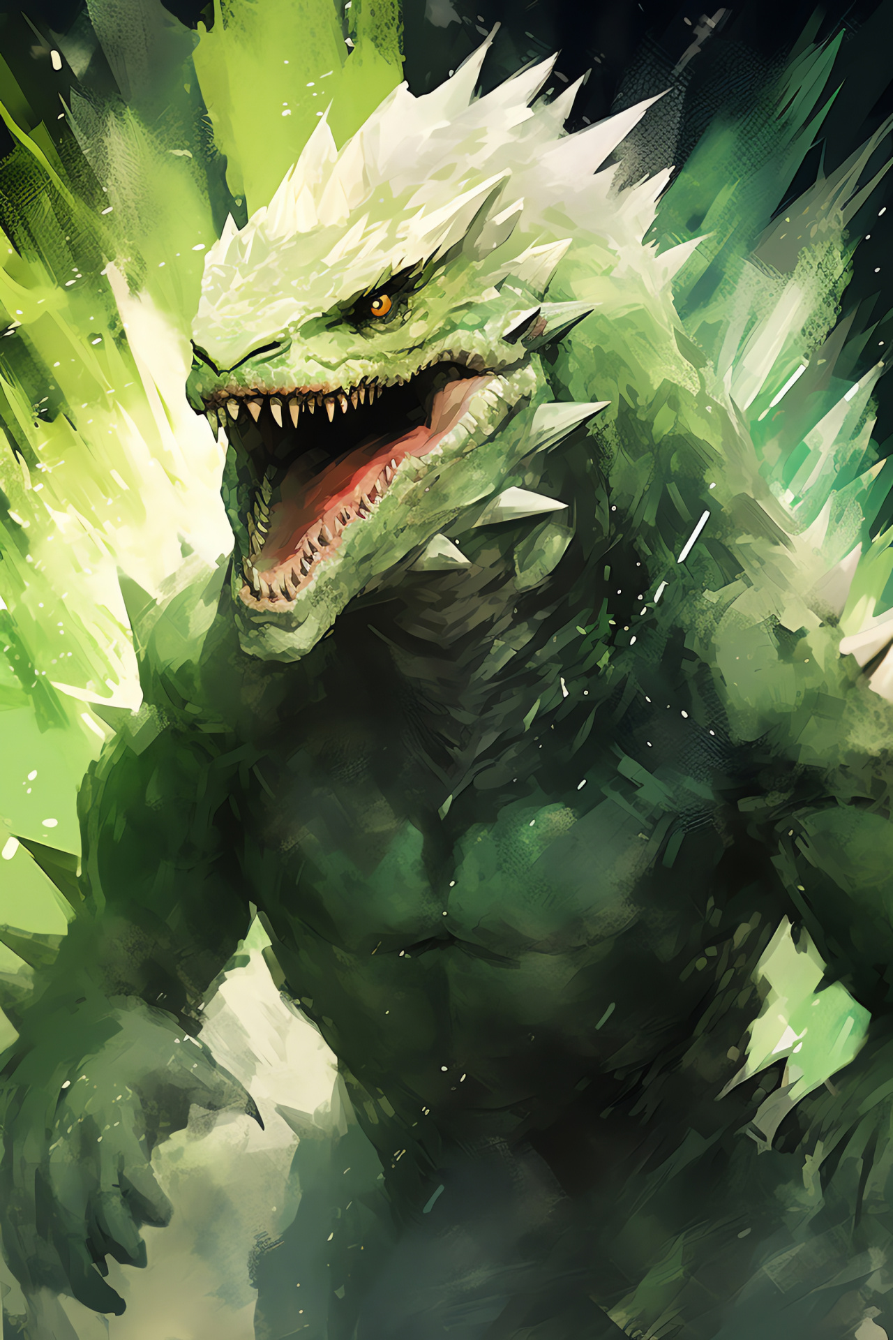 Tyranitar, Pokmon character, Rock-Dark type, imposing stance, creature design, HD Phone Wallpaper