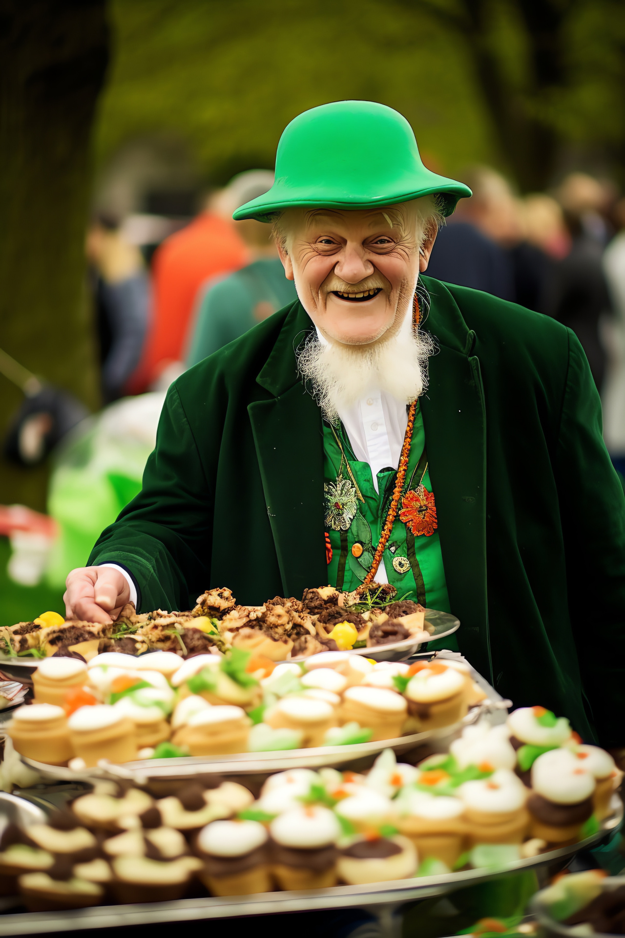 Saint Patrick's Day celebration, Cork city festivities, Irish holiday, Tranquil Fitzgerald Park, Traditional event, HD Phone Image