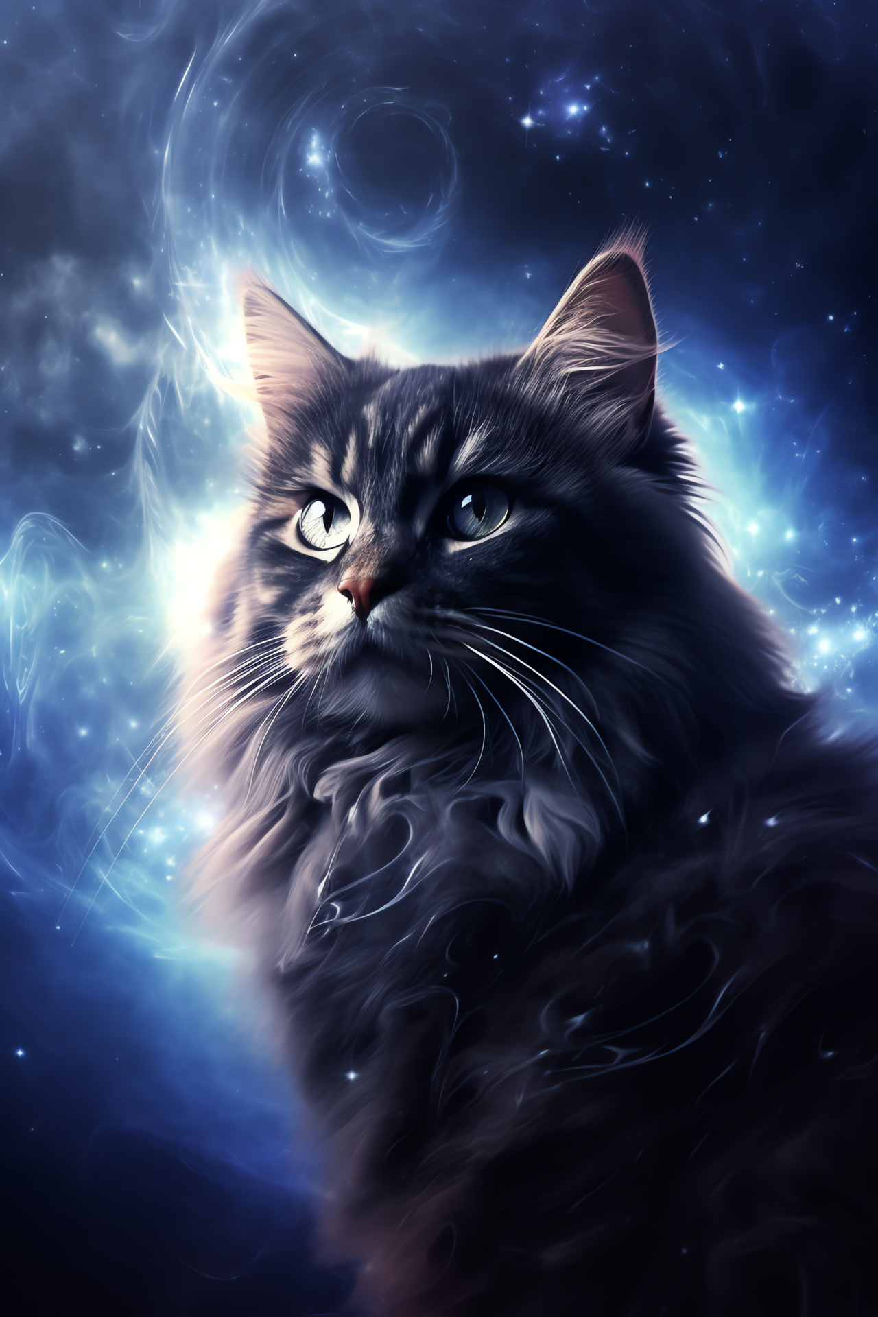 Space Cats, Feline astronauts, Intergalactic animals, Space fantasy, Cosmic felines, HD Phone Image