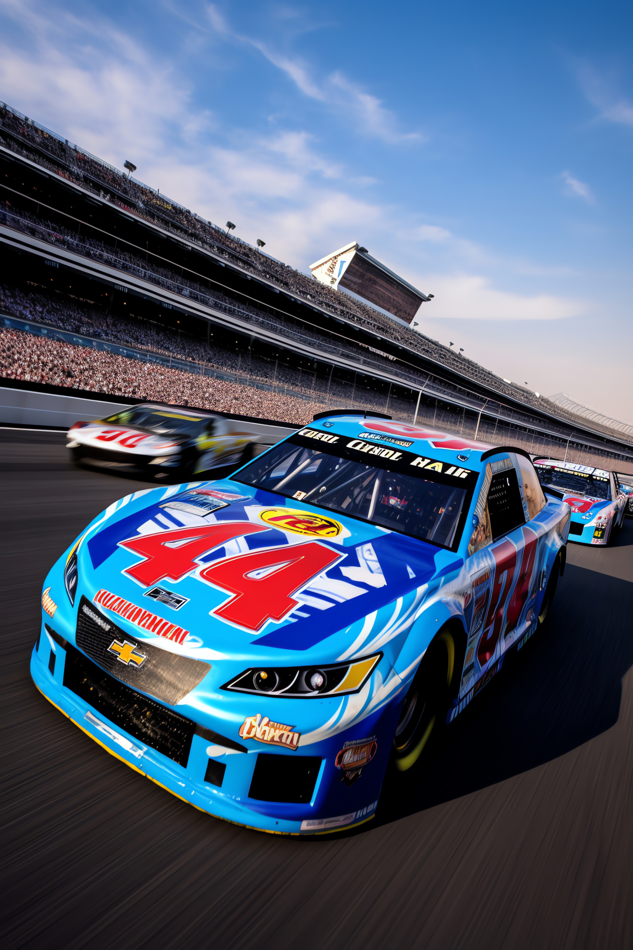 Stock car racing, Indianapolis Motor Speedway legacy, legendary driver Richard Petty, iconic race car, motorsport heritage, HD Phone Wallpaper