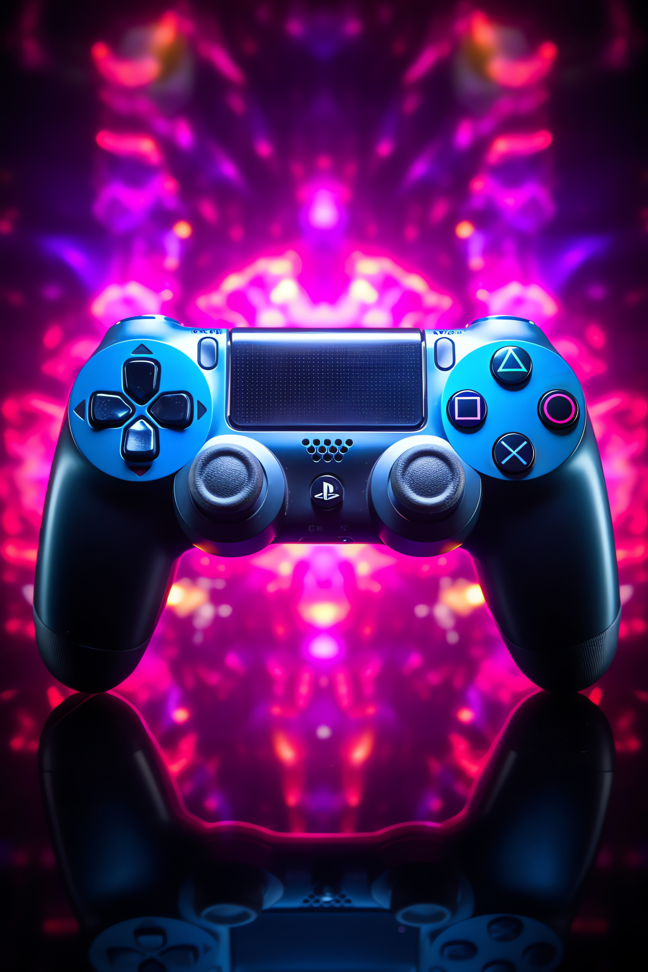 DualShock controller, PlayStation touchpad, Joystick controls, Button layout, Gamer's gear, HD Phone Wallpaper