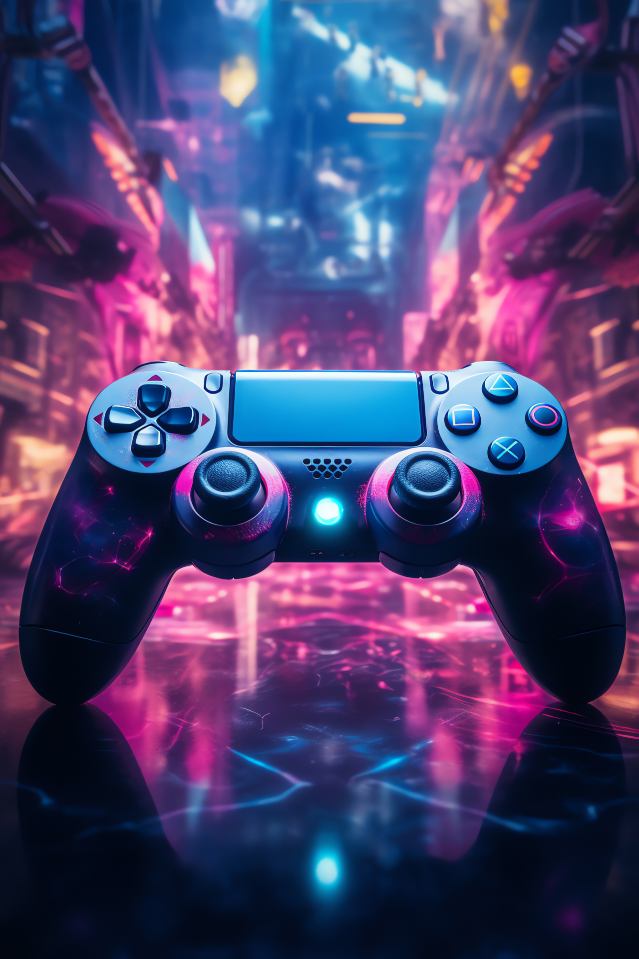 Gaming contest controller, Playstation in competitive arena, Gamer's battlefield accessory, Control unit of gaming, Skilled gamer's choice, HD Phone Wallpaper