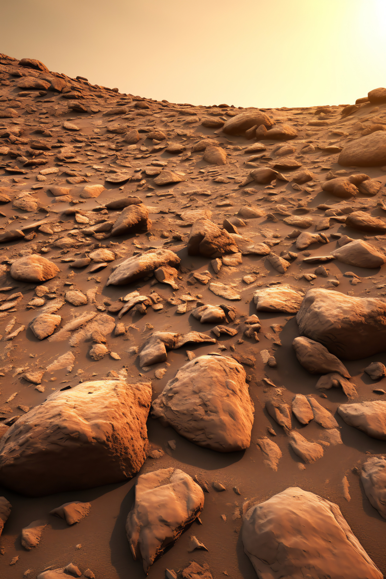 Martian close-up, Red planet surface, Mars mineralogy, Barren extraterrestrial landscape, Planetary exploration, HD Phone Wallpaper