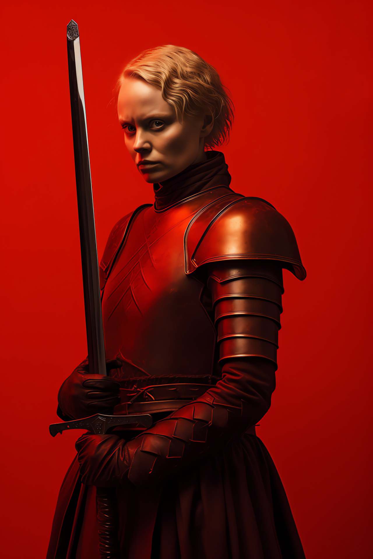 Gwendoline Christie, Actress, HBO's epic saga, Knight of the Seven Kingdoms, Red Keep, HD Phone Image