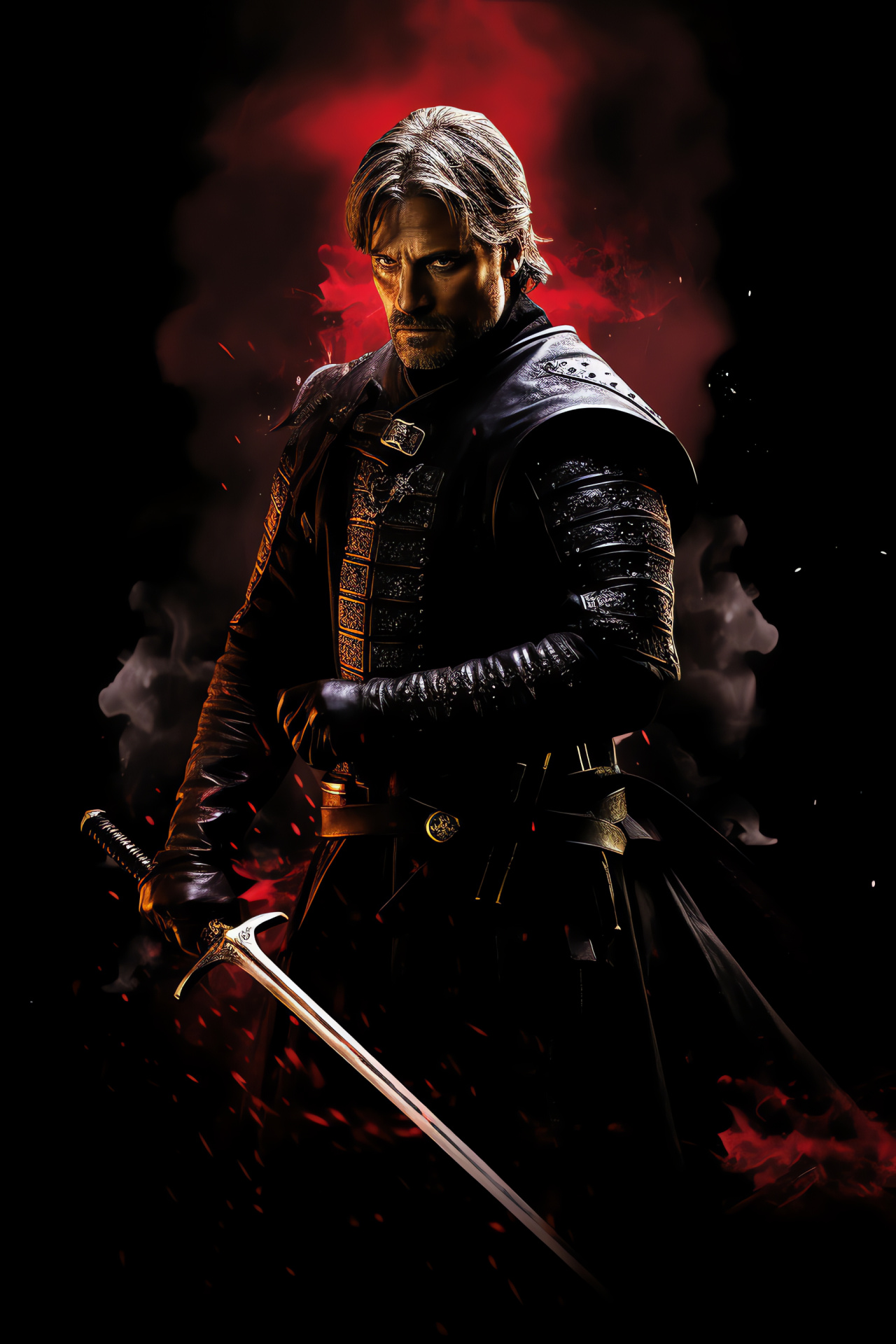 Jaime Lannister knight, Kingslayer portrayal, Epic narrative, Medieval fantasy world, GoT cast, HD Phone Wallpaper