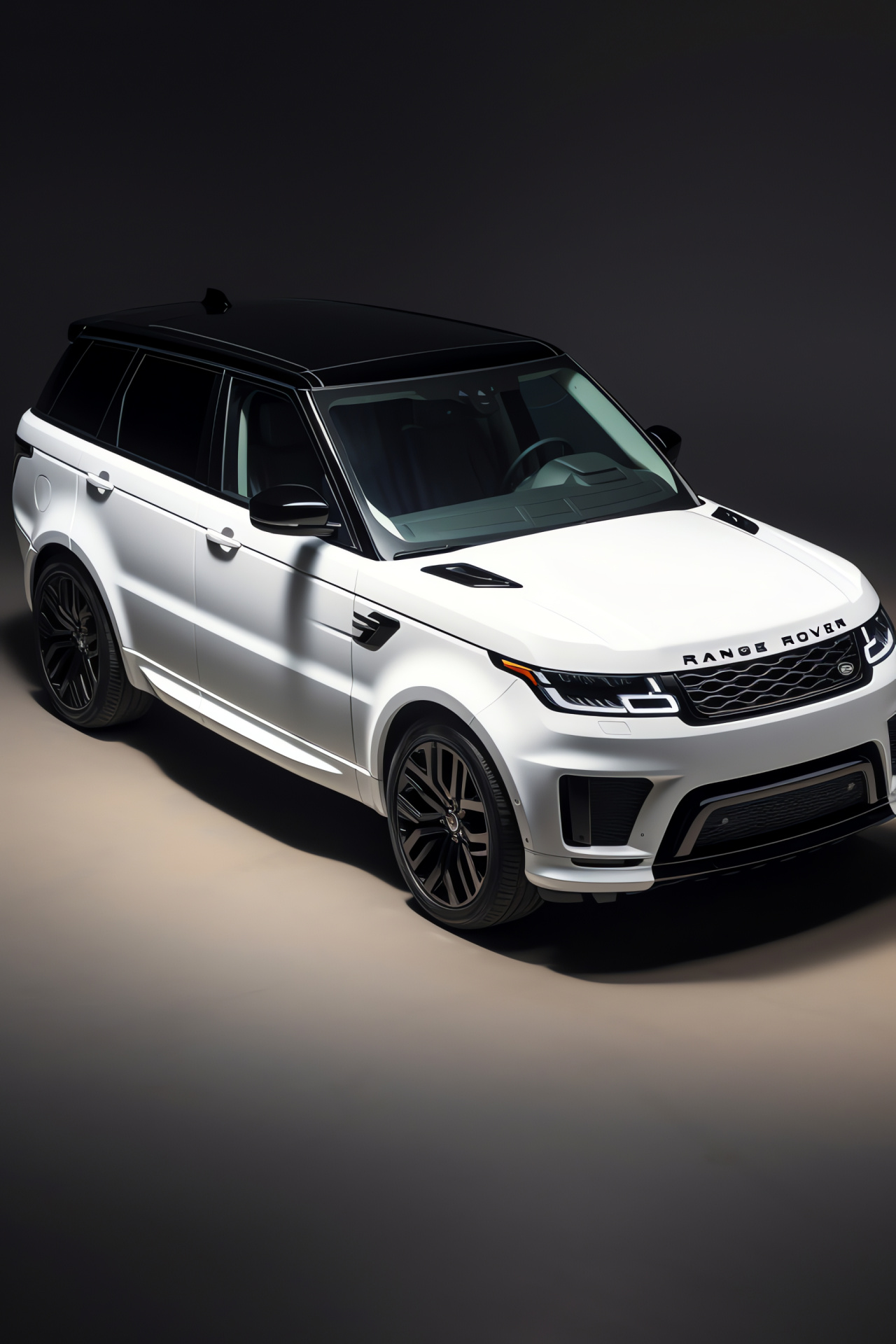 2018 Range Rover Sport, luxury vehicle, monochrome palette, sports SUV grace, British automotive elegance, HD Phone Wallpaper