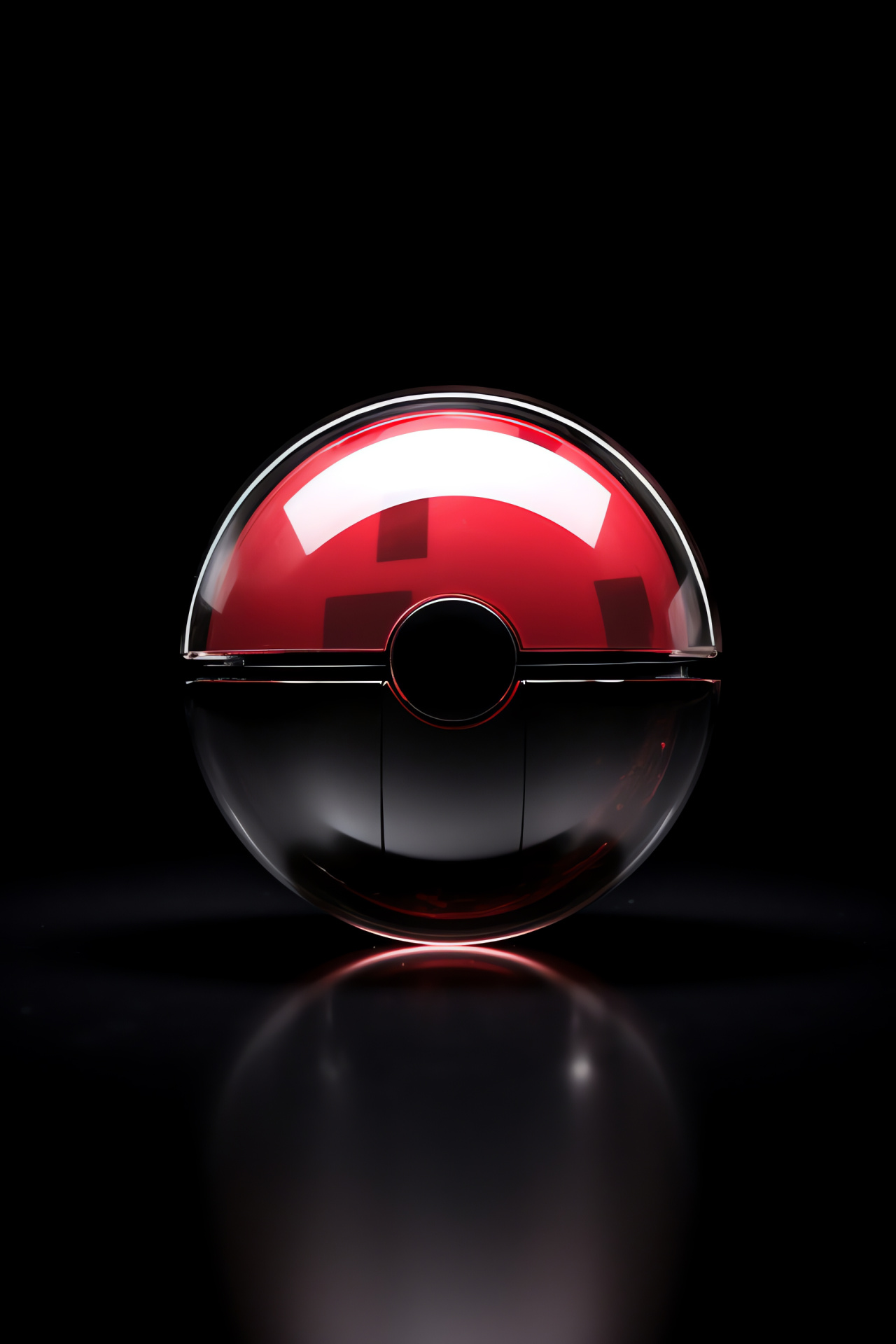 Pokemon characters, Yellow-eyed Pokemon, Shadowy figures, Black scene, Enigmatic creatures, HD Phone Image