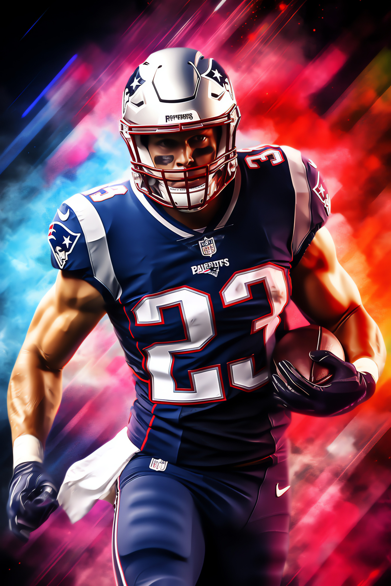 Rob Gronkowski, NFL athlete, football field, sports persona, game day, HD Phone Wallpaper