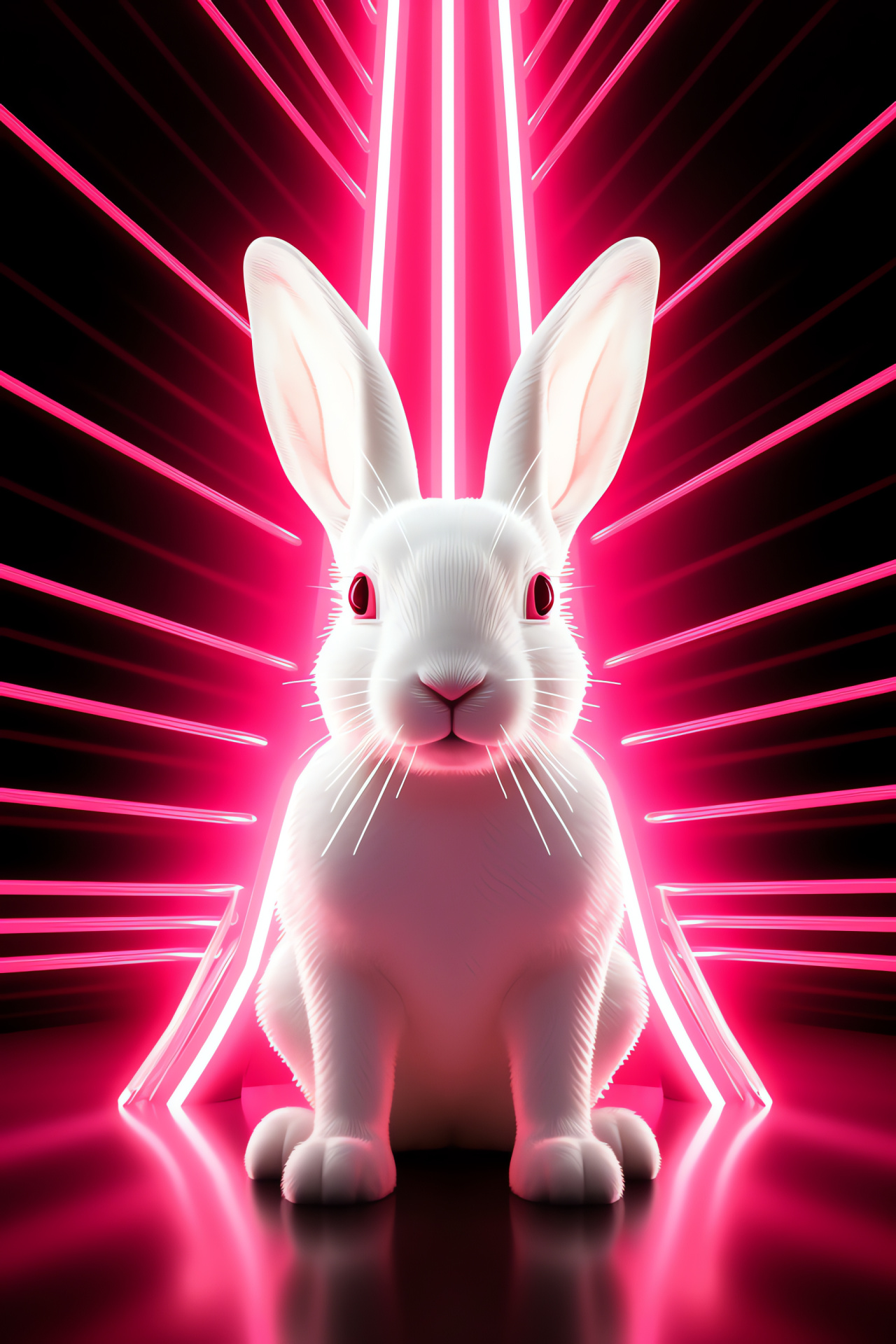 White Rabbit, Pet rodents, Small mammals, Fluffy creatures, Adorable pets, HD Phone Image
