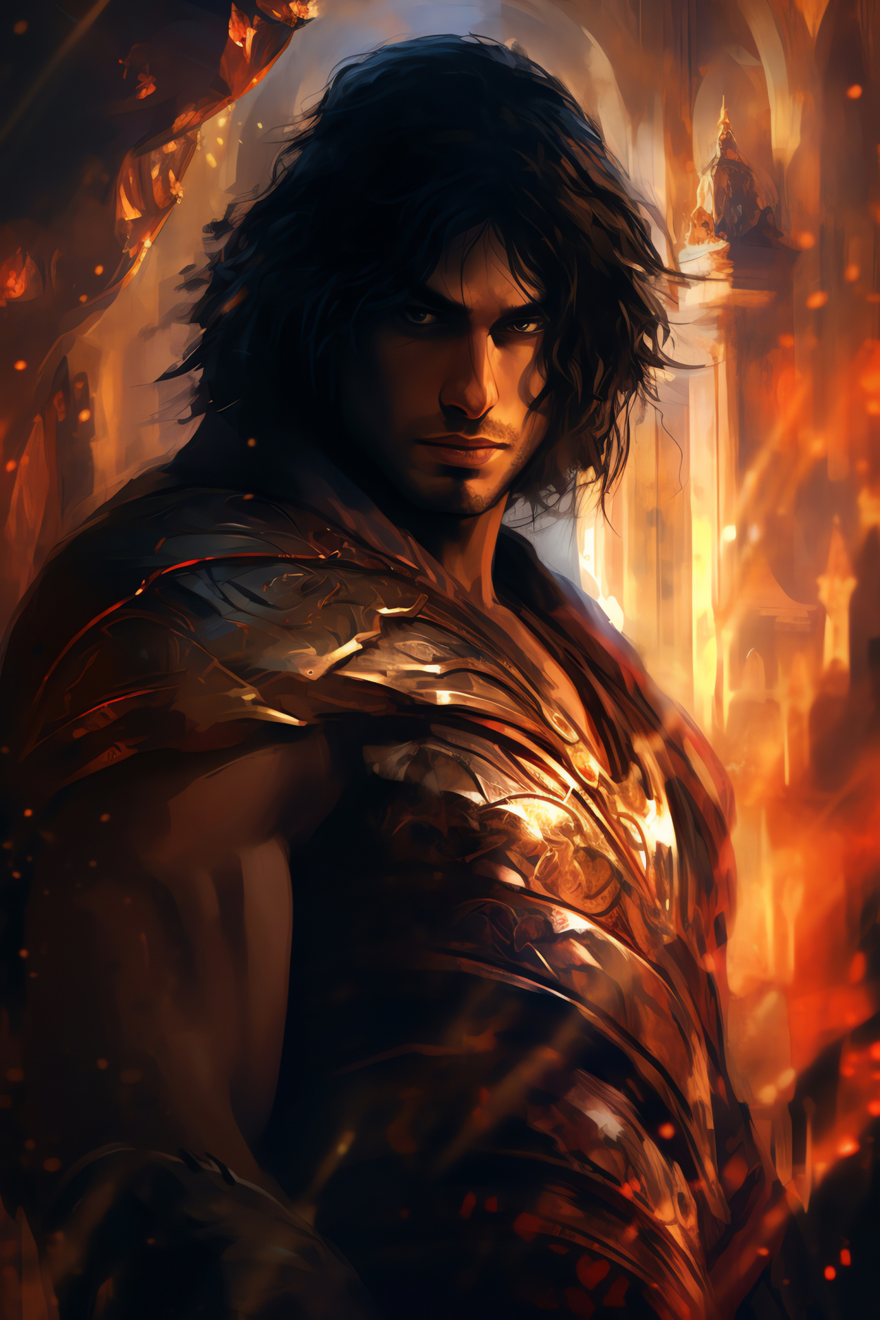 Prince of Persia saga, forbidden fortress, monarch adversary, gaming world, time paradox, HD Phone Wallpaper