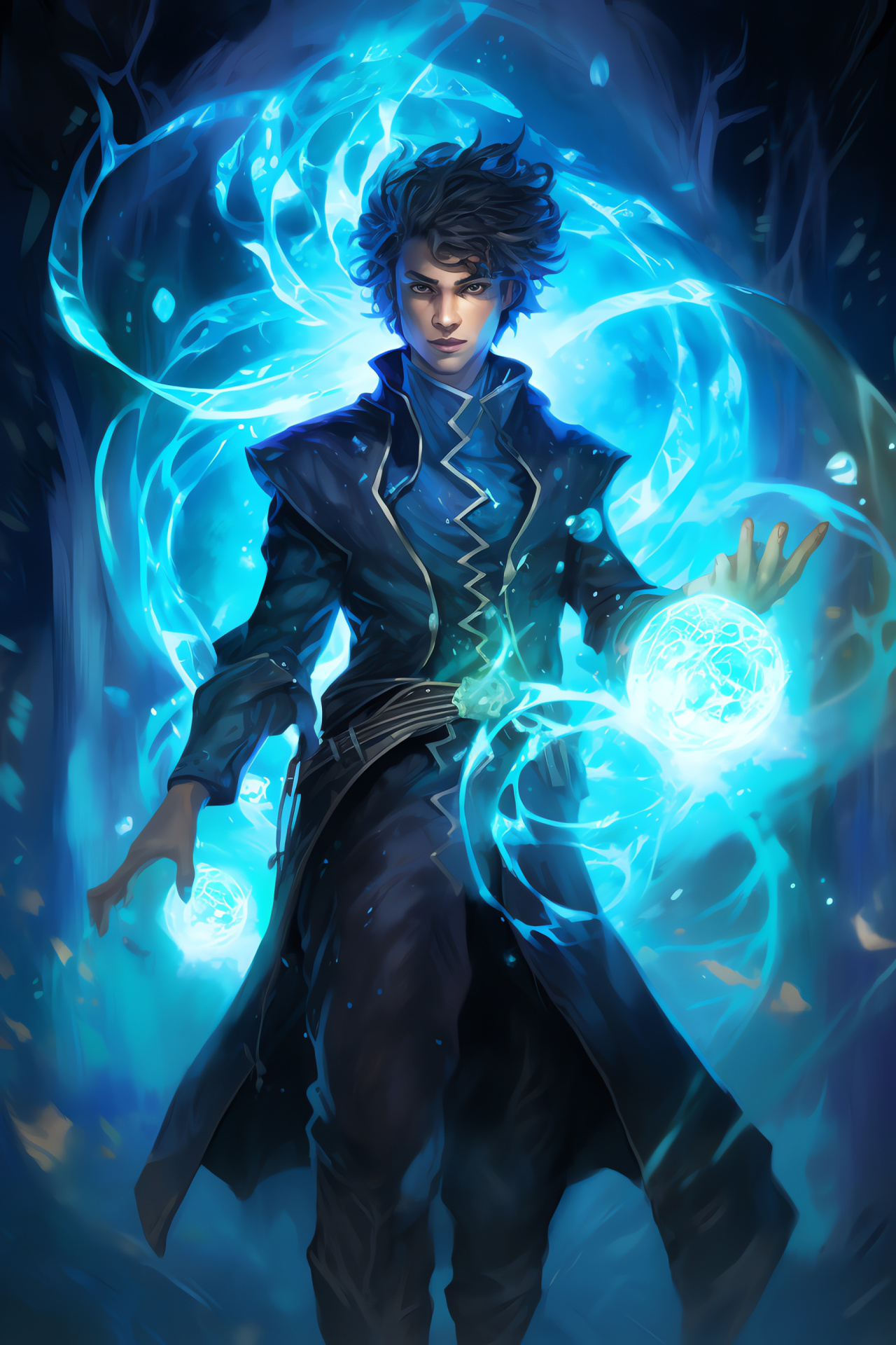 MTG Jace Beleren archetype, Blue mana affinity, Spellbook's master, Thoughtful tactics, Card game strategy, HD Phone Wallpaper