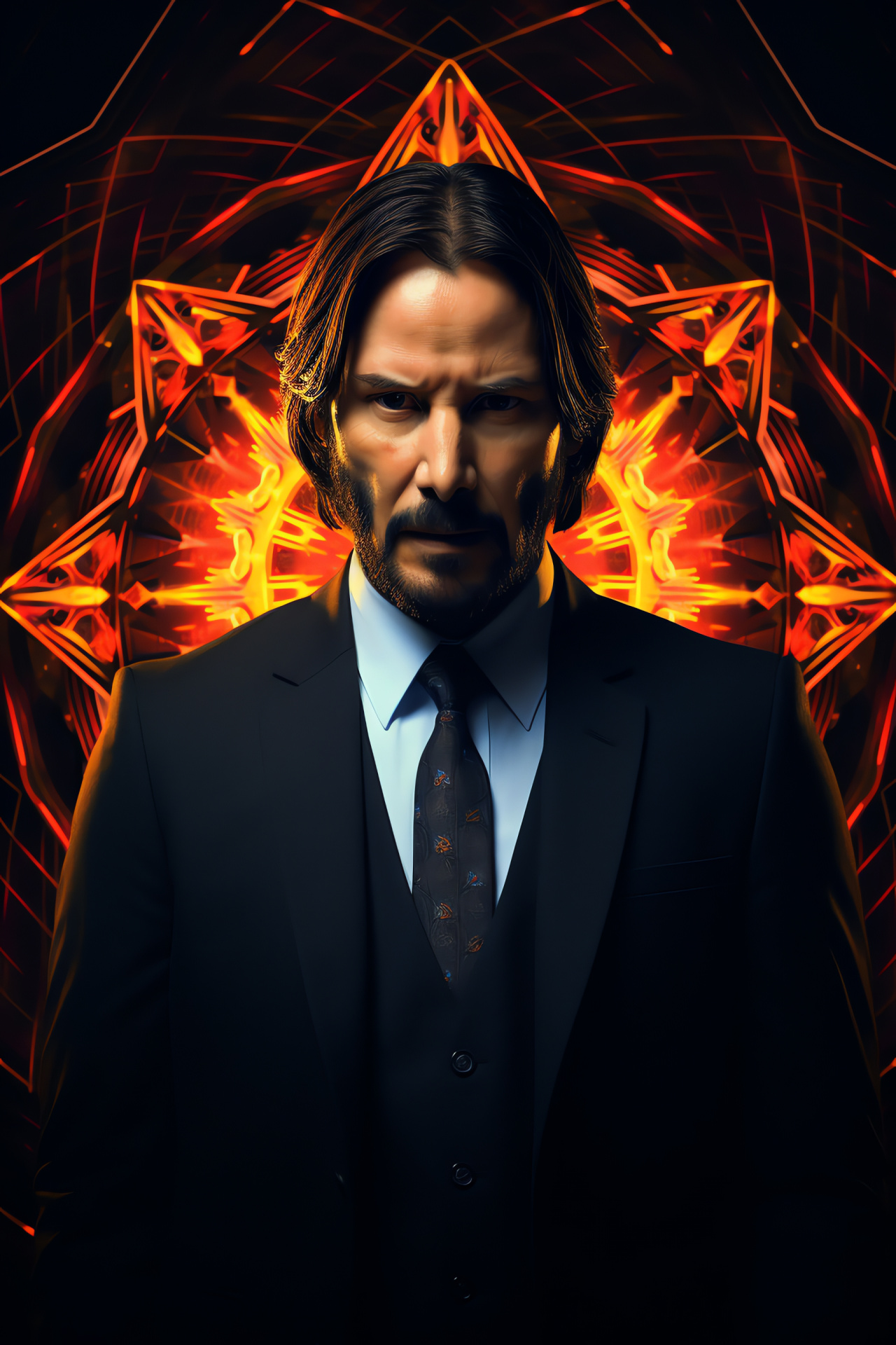 John Wick action, Master assassin, Sharpshooter skills, Revenge narrative, High-stakes underworld, HD Phone Image