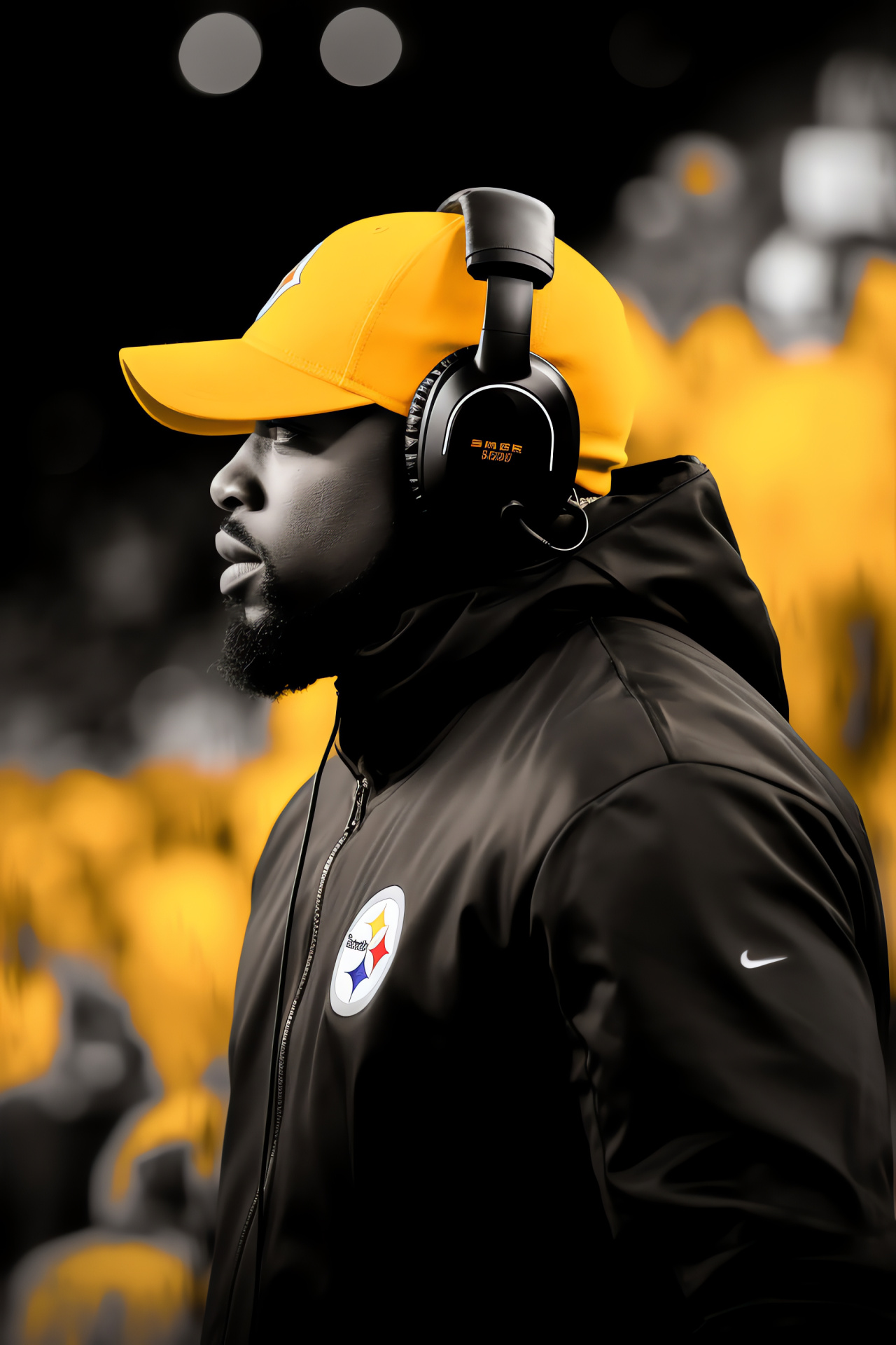 Steelers coaching, Tactical leadership, Mike Tomlin, Sports strategy, NFL staff, HD Phone Image