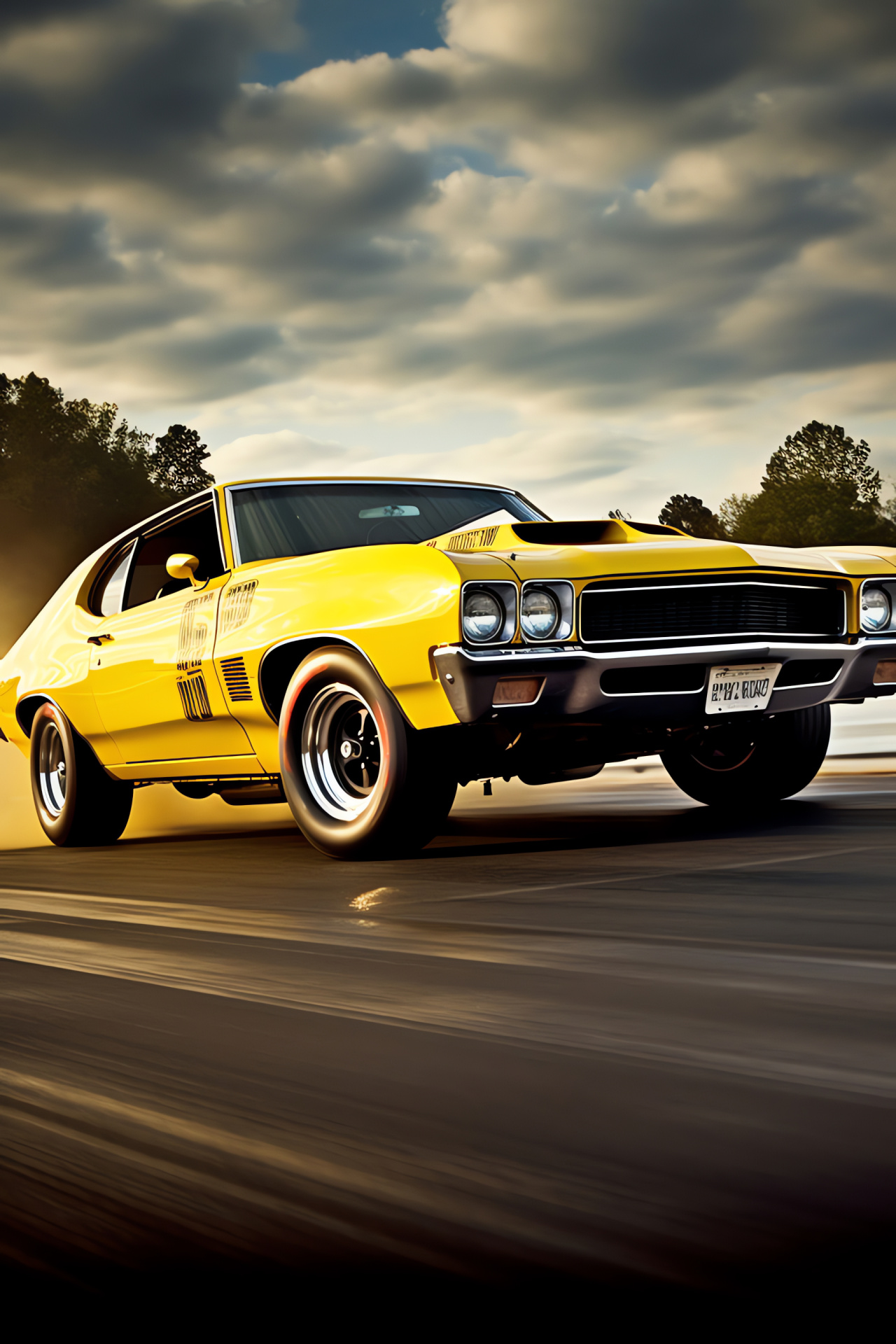 Muscle Car, Buick GSX Stage 1, Beech Bend Raceway, Track-ready vehicles, Automotive enthusiasts, HD Phone Wallpaper