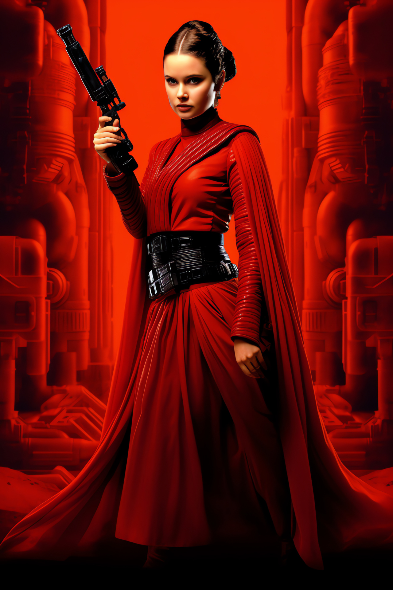 Padm Amidala courage, Naboo's queen, Star Wars saga, Compassionate leadership, Armed confrontation, HD Phone Image