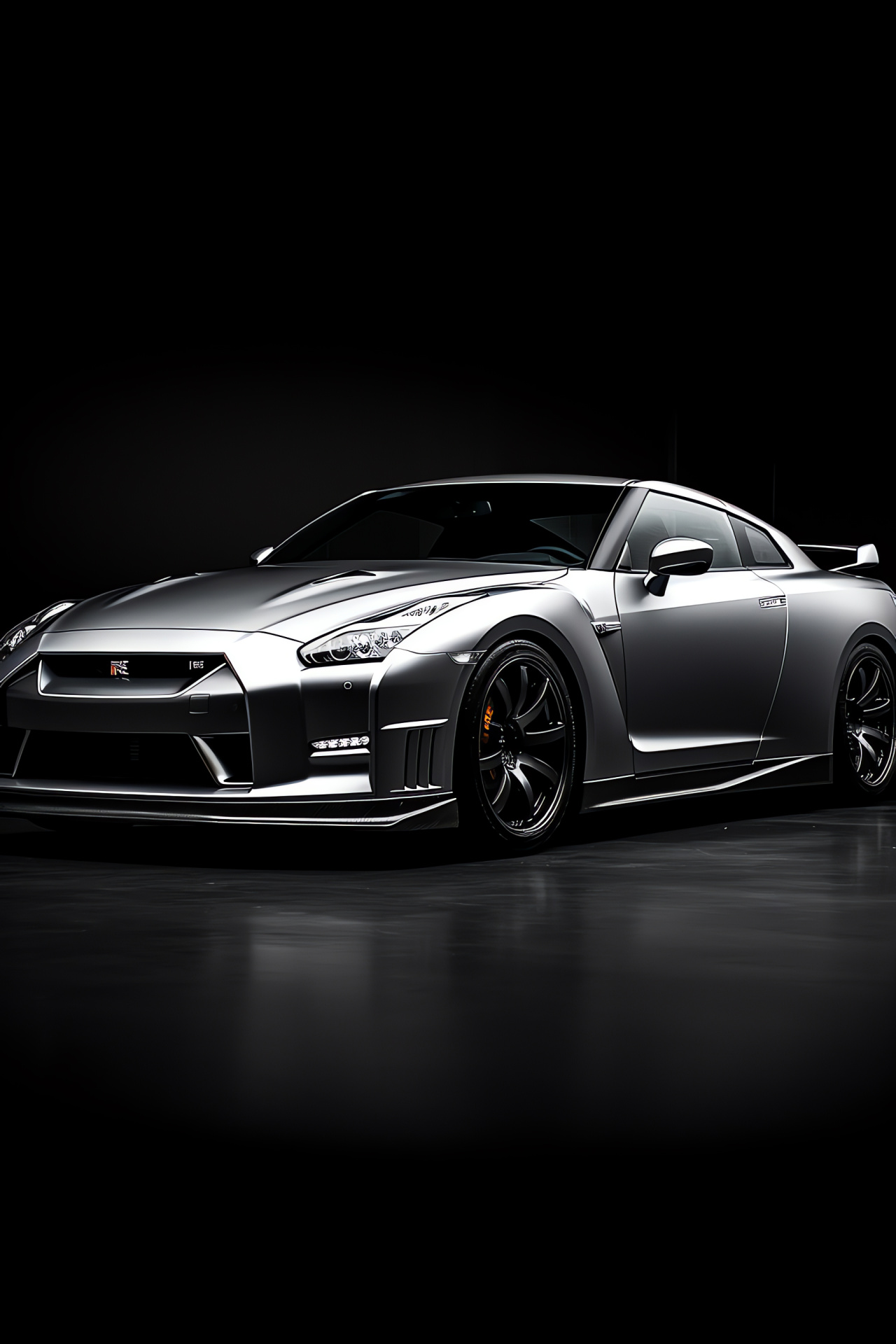 Nissan GTR R35, Unmistakable design, Dual-tone elegance, Streamlined aesthetics, Automotive sophistication, HD Phone Image
