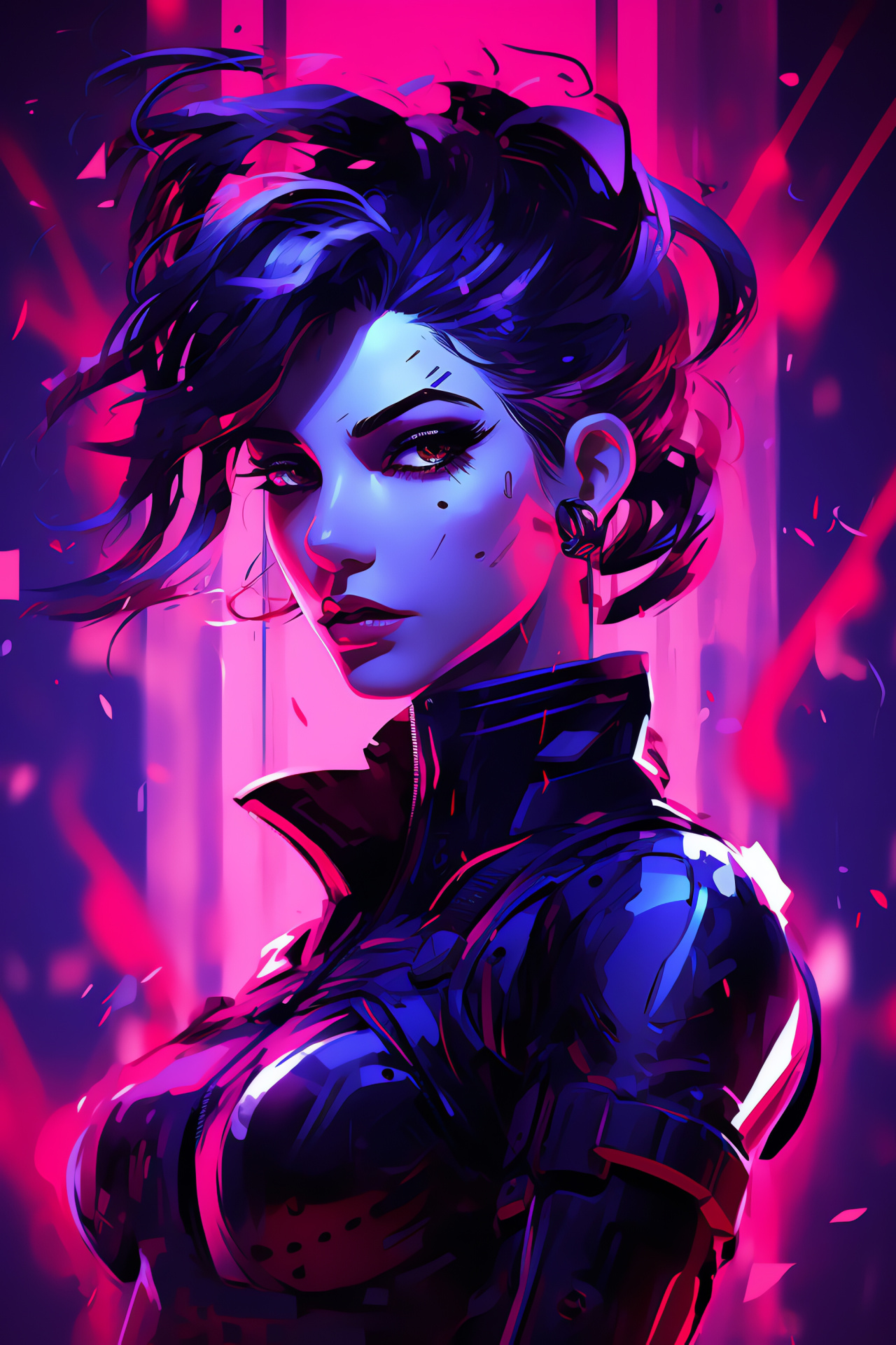 Overwatch assassin Widowmaker, Precision gamer, Indigo gaze, Virtual marksman, Stealthy physique, HD Phone Wallpaper