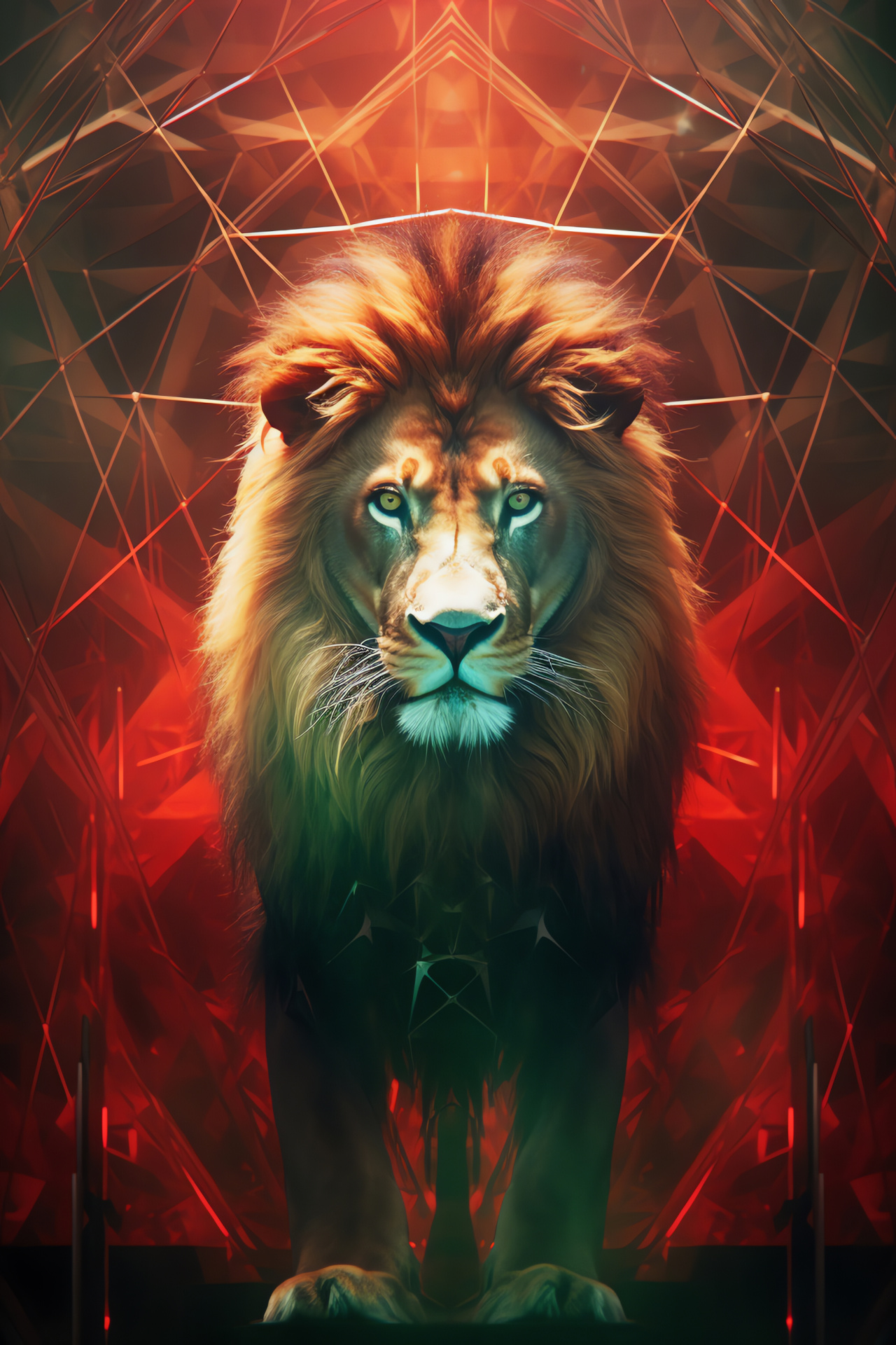 Regal Aslan, King of Narnia, Lion portrayal, Movie magic, Lion's courage, HD Phone Wallpaper