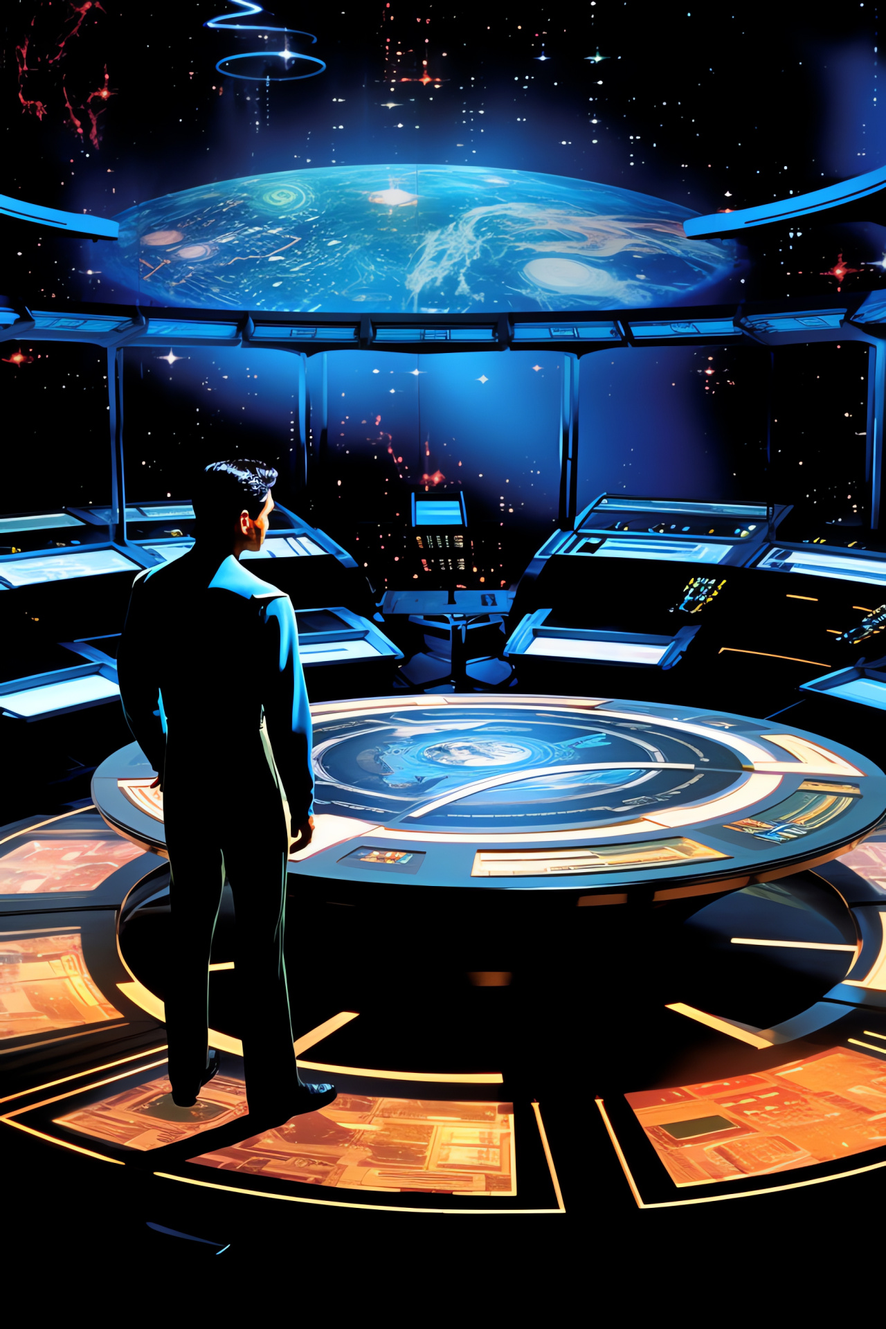 Starship Enterprise-J, Future timeline, Science fiction media, Advanced technology, Space-age series, HD Phone Image