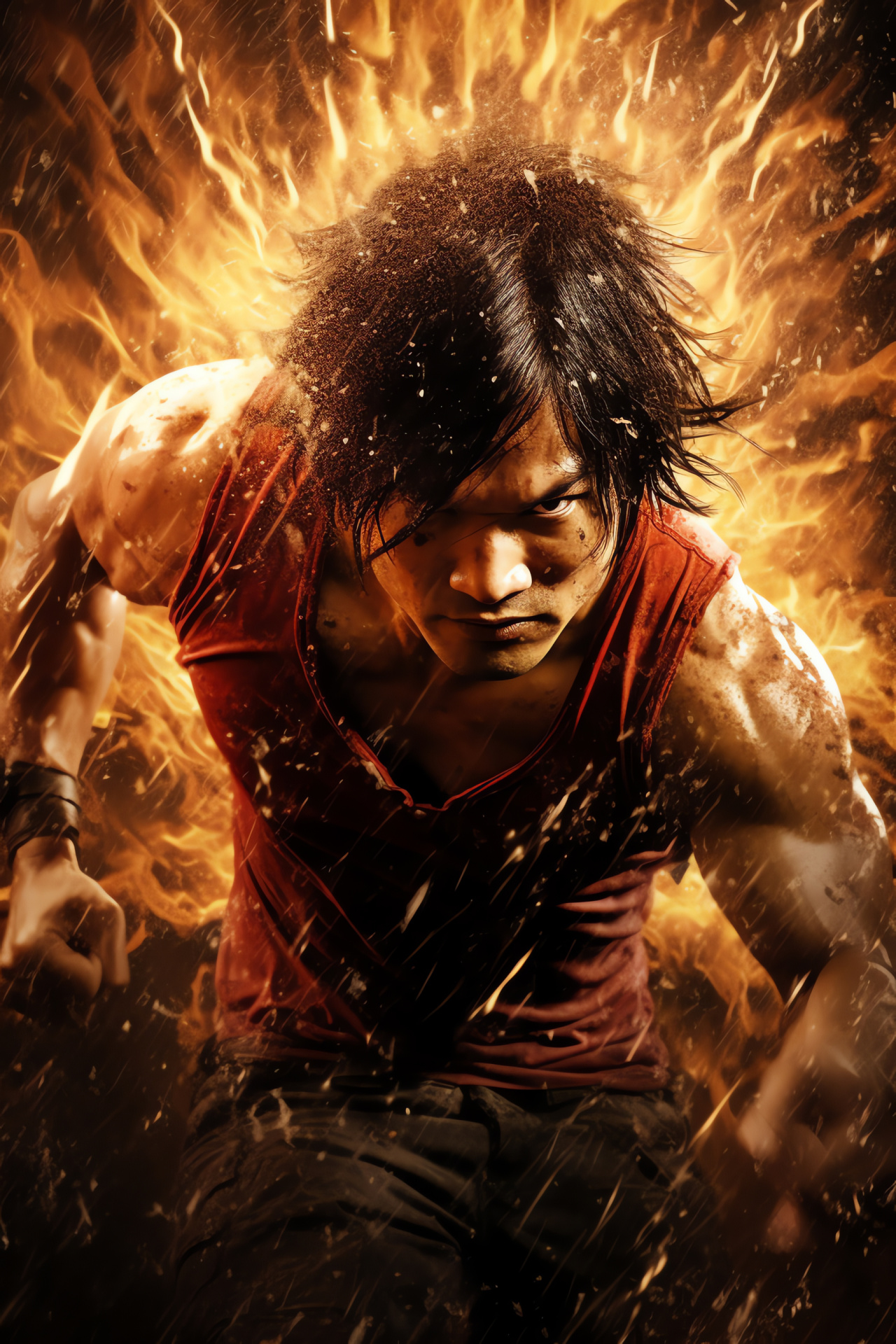 Ong Bak action scenes, Star Tony Jaa, Pugilistic talent, Opposing gang, Accelerated combat, HD Phone Wallpaper