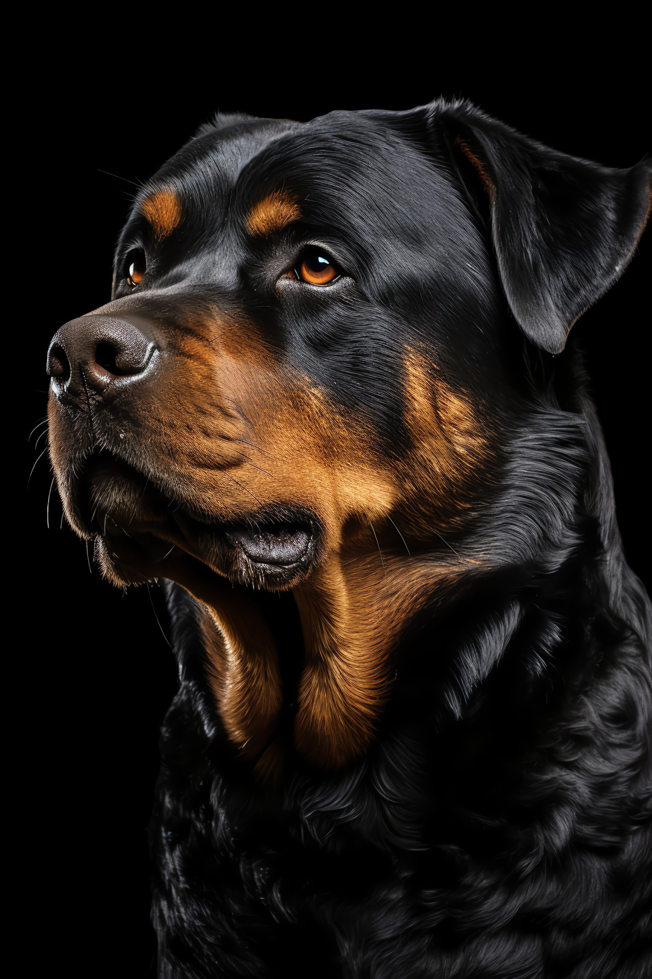 Adult Rottweiler, Dog breed, Strong appearance, Guard dog, Animal portrait, HD Phone Image