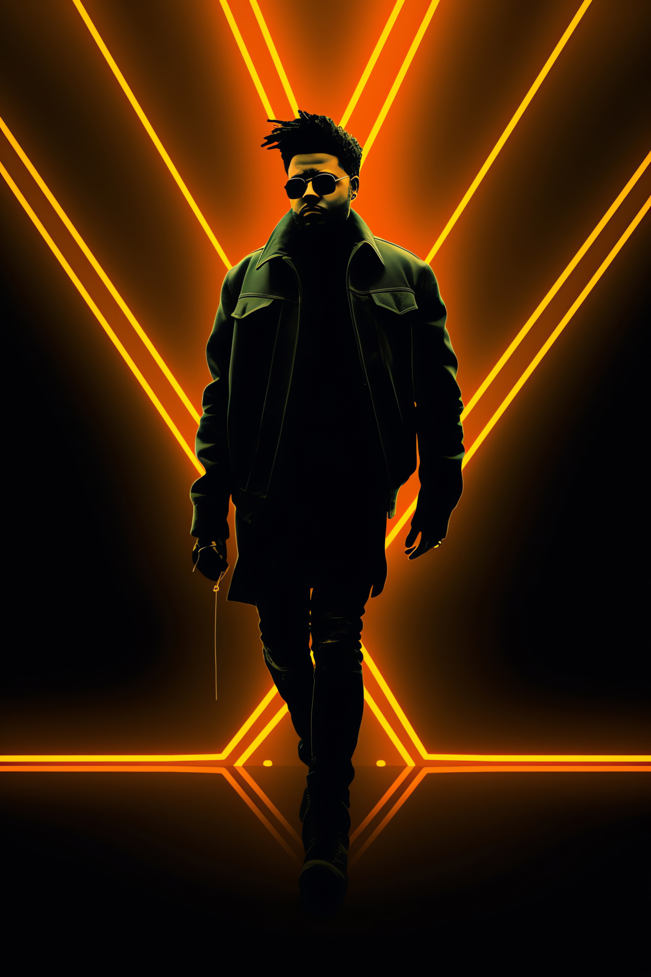 The Weeknd, Celebrity style, Pop music scene, Artistic presence, Fashionable entertainer, HD Phone Image