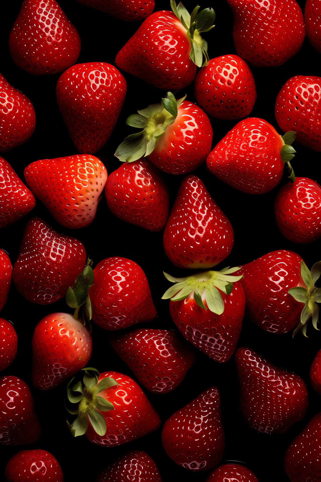 Fresh strawberries, Summer fruit, Natural seeds, Succulent berries, Nutritious snack, HD Phone Image