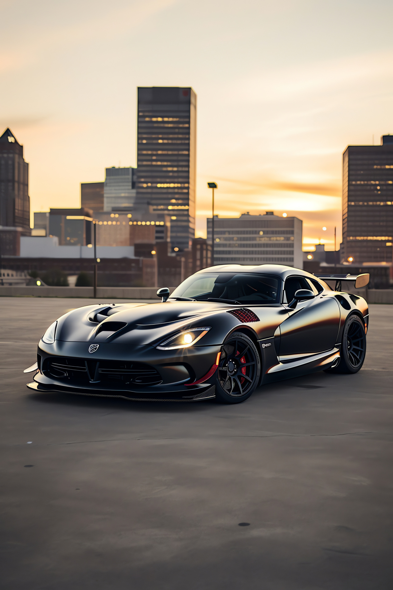 SRT Viper performance, Woodward Avenue drive, Legacy ACR-X trim, Powerplant muscle, Metropolitan structure, HD Phone Image