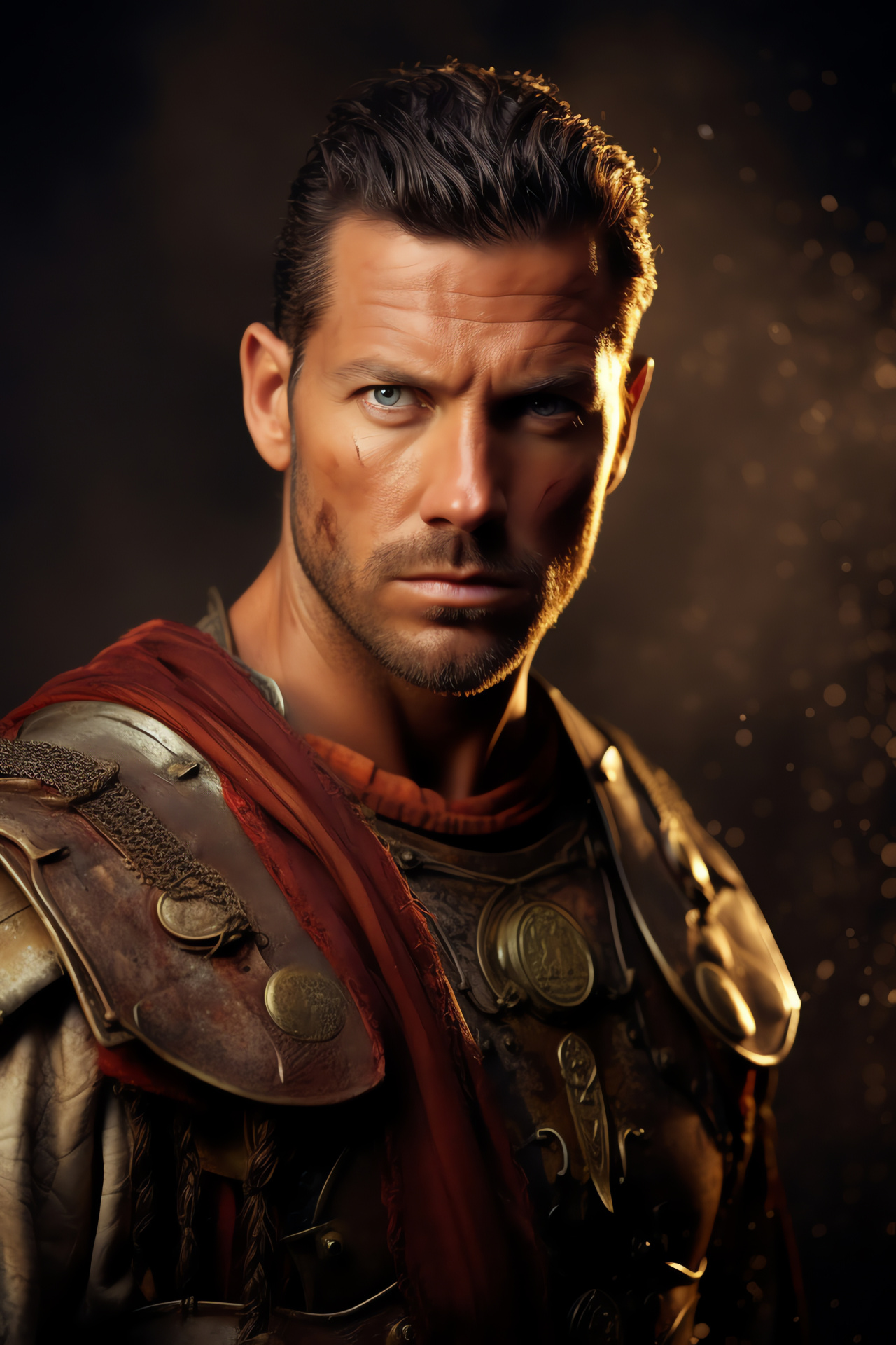 Craig Parker as Glaber, Historical series villain, Roman Tribune, Political intrigue, Armor-clad role, HD Phone Wallpaper