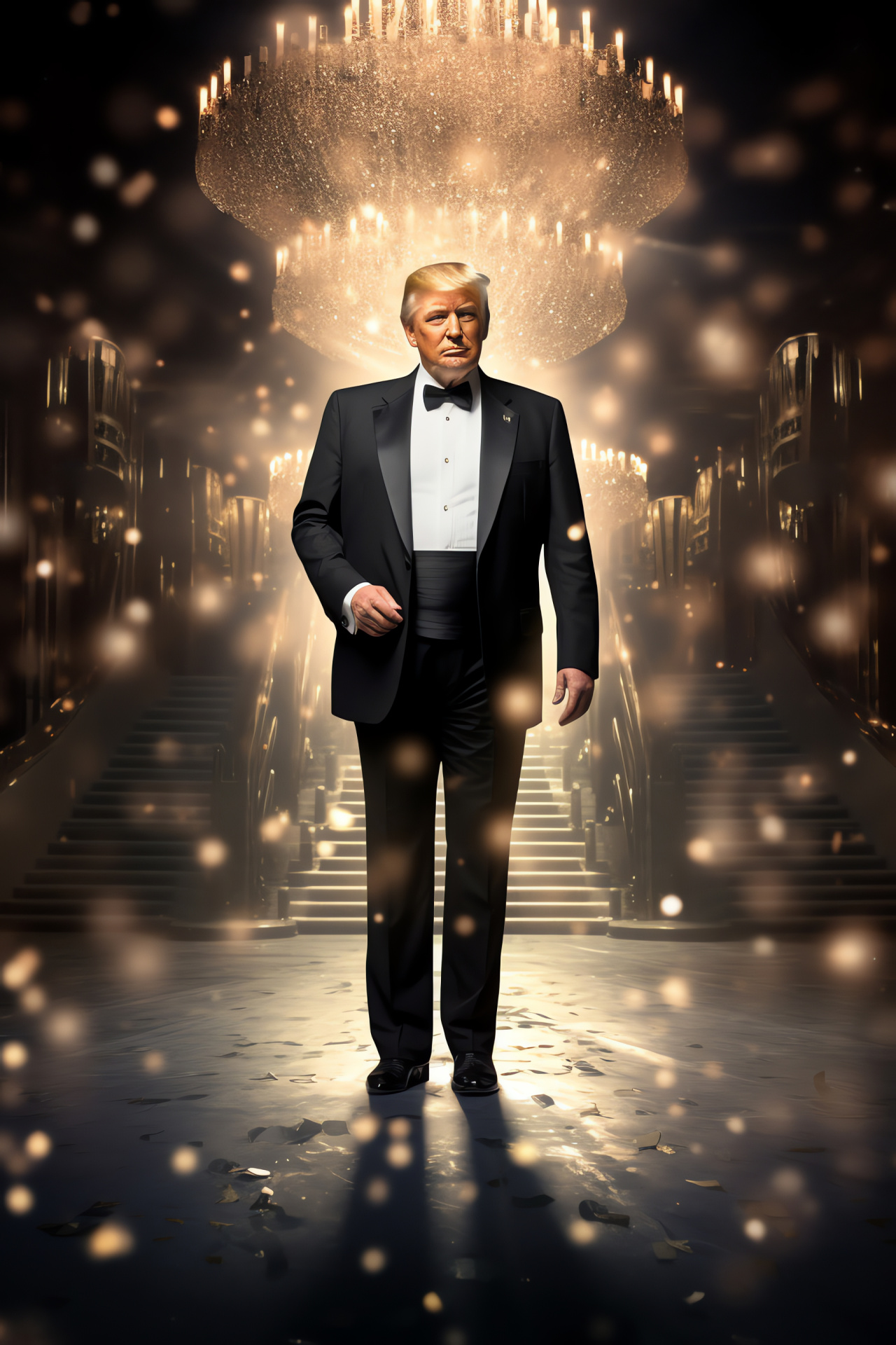 Donald Trump, Beauty pageant, Elegant evening wear, Pageant royalty, Entertainment event, HD Phone Wallpaper