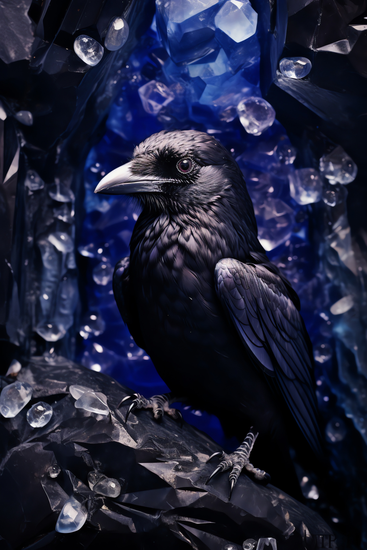 Raven, corvidae family, intelligent birds, mythology symbol, birdwatching interest, HD Phone Wallpaper