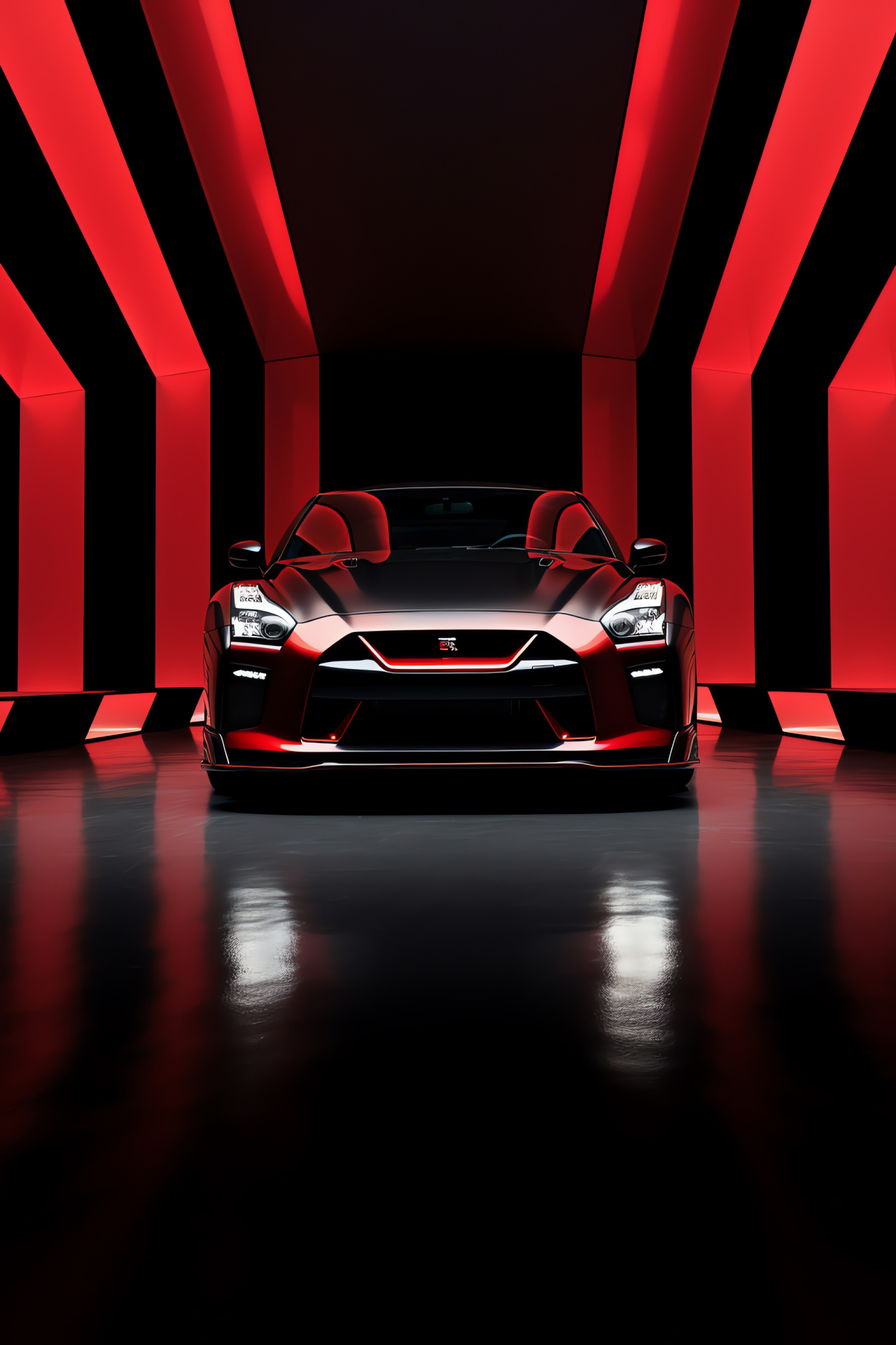 Nissan GTR R35 Nismo, technical design, high-speed stability, dominant hues, precision, HD Phone Wallpaper