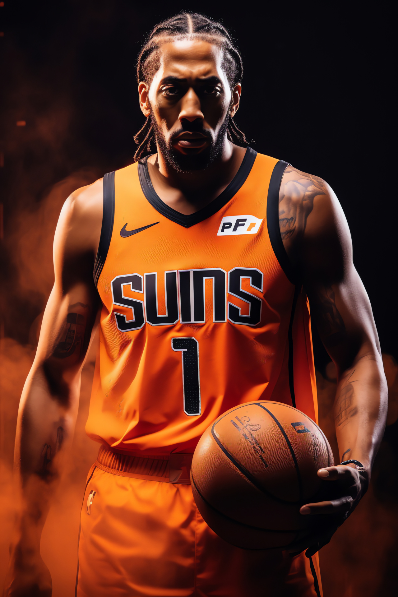 Interactive NBA Live, Gamer with Kawhi Leonard, Defense on court, Athletic prowess, Sporting game, HD Phone Wallpaper