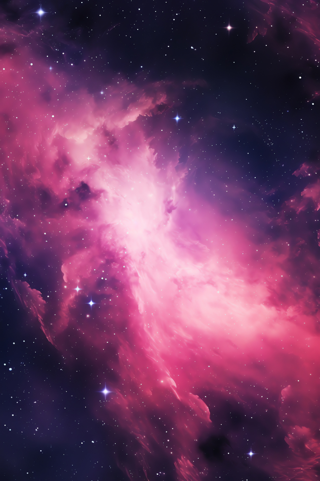 Galactic expanse, Celestial display, Stellar beauty, Cosmic panorama, Space observation, HD Phone Wallpaper