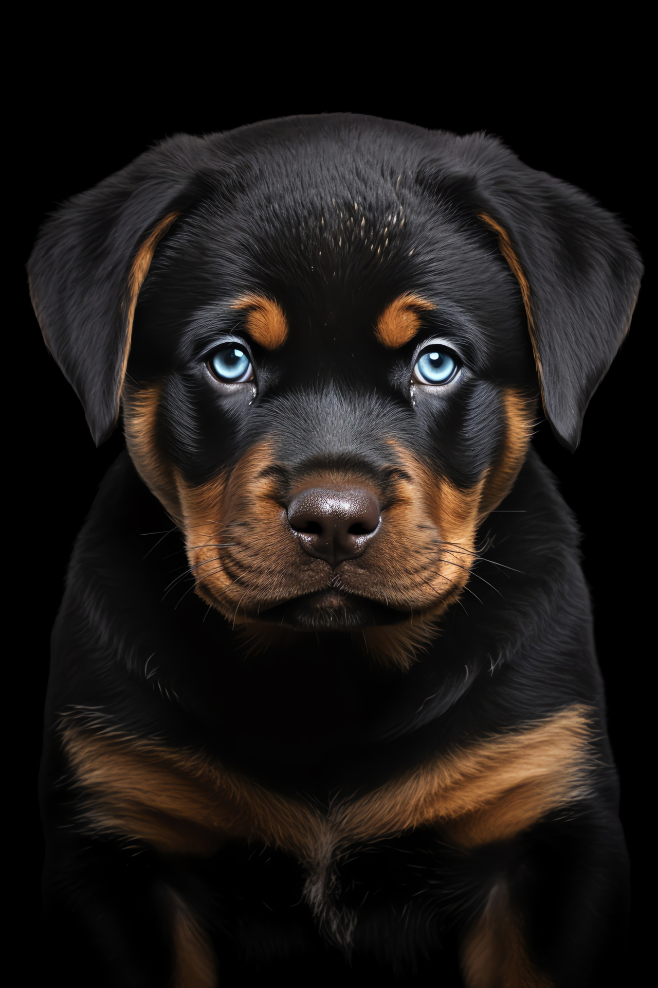 Rottweiler breed, Dog gaze, Canine portrait, Purebred features, K9 loyalty, HD Phone Wallpaper