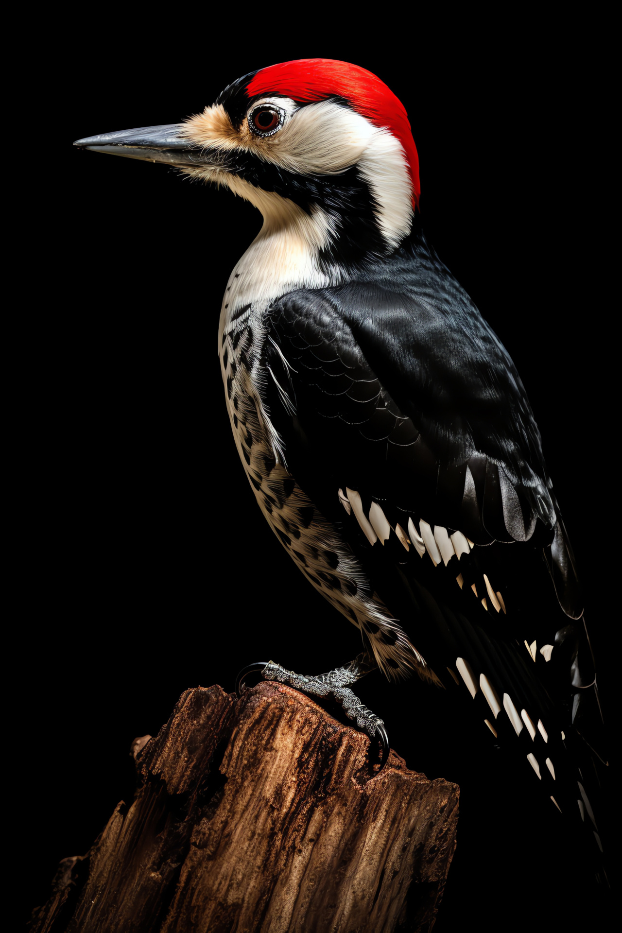 Woodpecker, Avian wildlife, Tree-dwelling bird, Ornithology interest, Nature photography, HD Phone Wallpaper