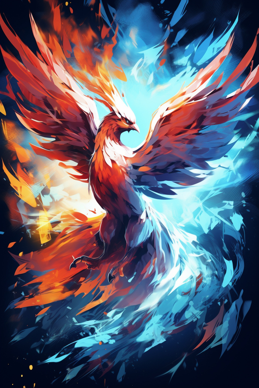 Articuno with serene look, Ice-type Legendary, Sapphire feathers, Chill of winter, Glacial gaze, HD Phone Image