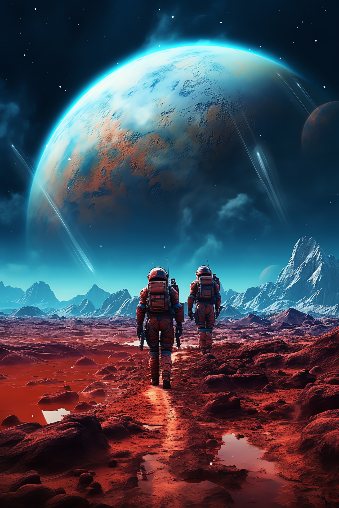 Scifi odyssey, Extra-solar planets, Space academy graduates, Hostile environment, Critical expedition, HD Phone Wallpaper