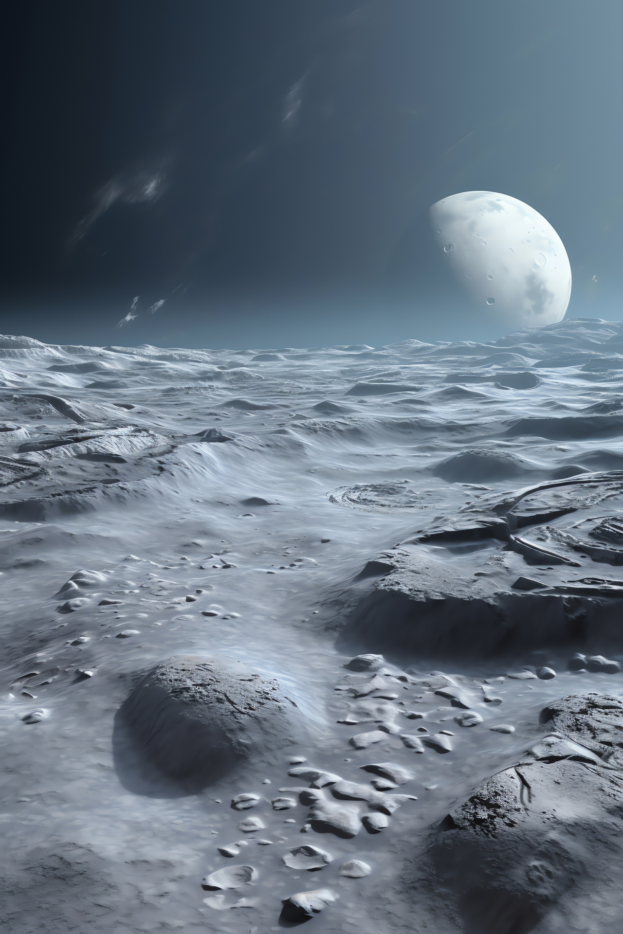 Charon raw beauty, Pluto's orbit, Moon surface, Extraterrestrial plains, New Horizons imagery, HD Phone Wallpaper