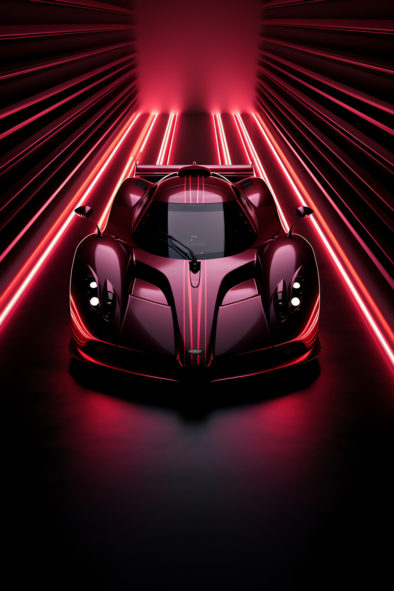 Pagani Zonda F, Elevated angle, Striking outlines, Italian masterpiece, High-octane appeal, HD Phone Wallpaper