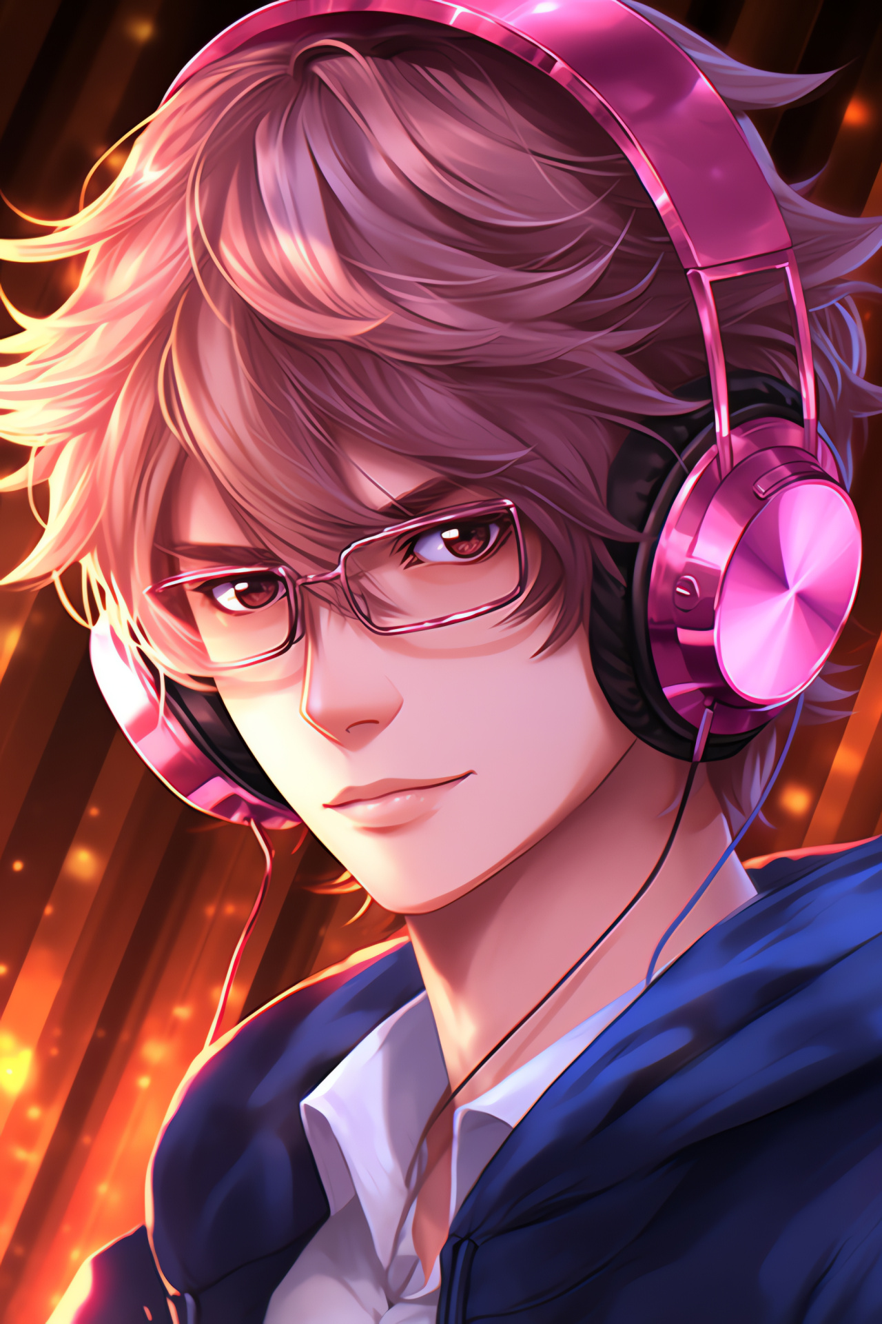 Mystic Messenger narrative, Vivid color Magenta, Enigmatic Ray, Concealed virtual location, Advanced gaming computer, HD Phone Wallpaper