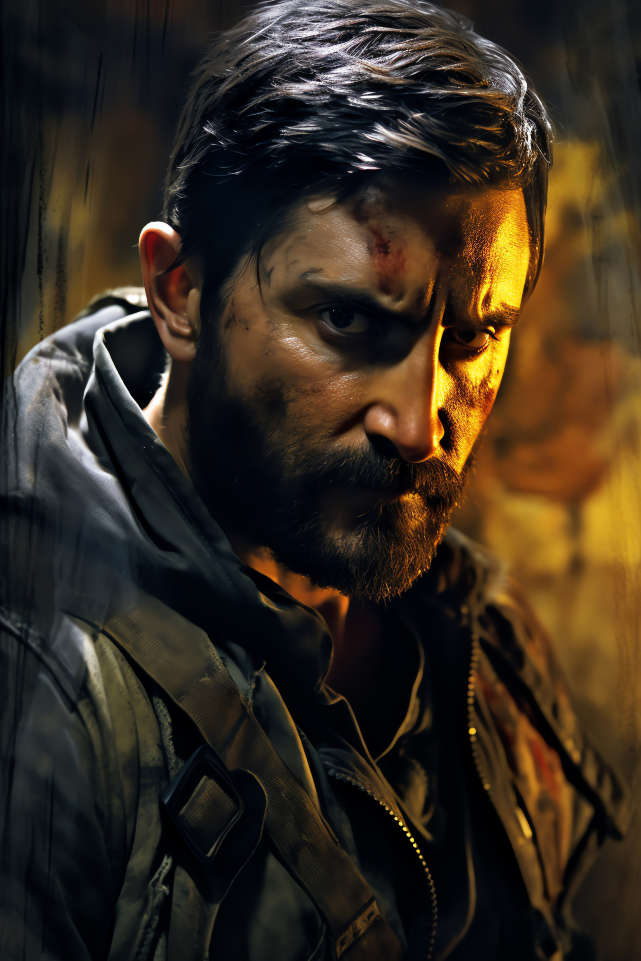 Richard Armitage portrayal, Dr. Alec Track role, Action-packed scenario, Conflict with adversaries, Mercenaries encounter, HD Phone Image