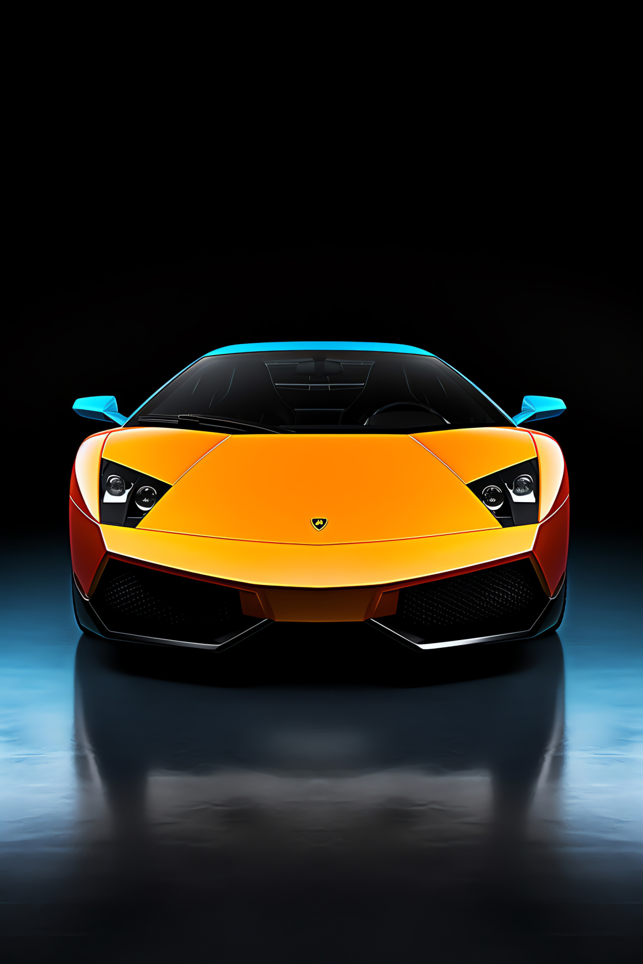 Murcielago, Seductive car lines, Automotive style, Sharp vehicle contours, High-performance cars, HD Phone Image
