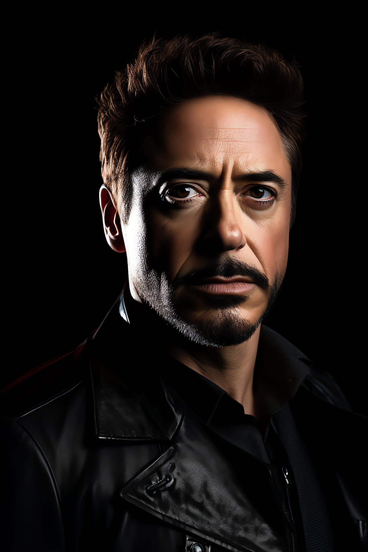 Robert Downey Jr as Iron Man, Marvel superhero, Advanced armor suit, Tech genius role, Cinematic Iron Man, HD Phone Wallpaper