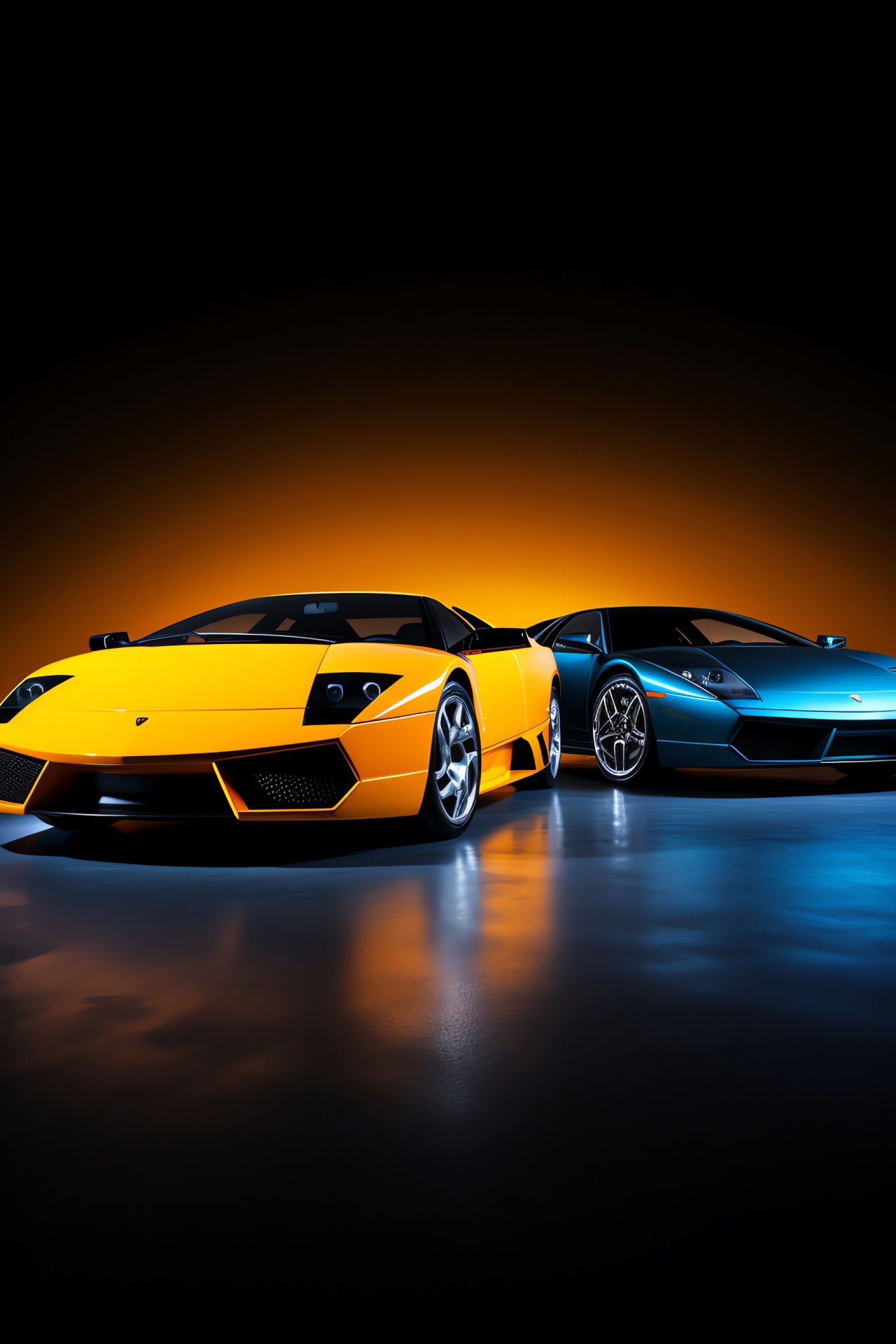 Murcielago, Modern design backdrop, Sleek supercars, Lamborghini exclusivity, Automotive sophistication, HD Phone Wallpaper