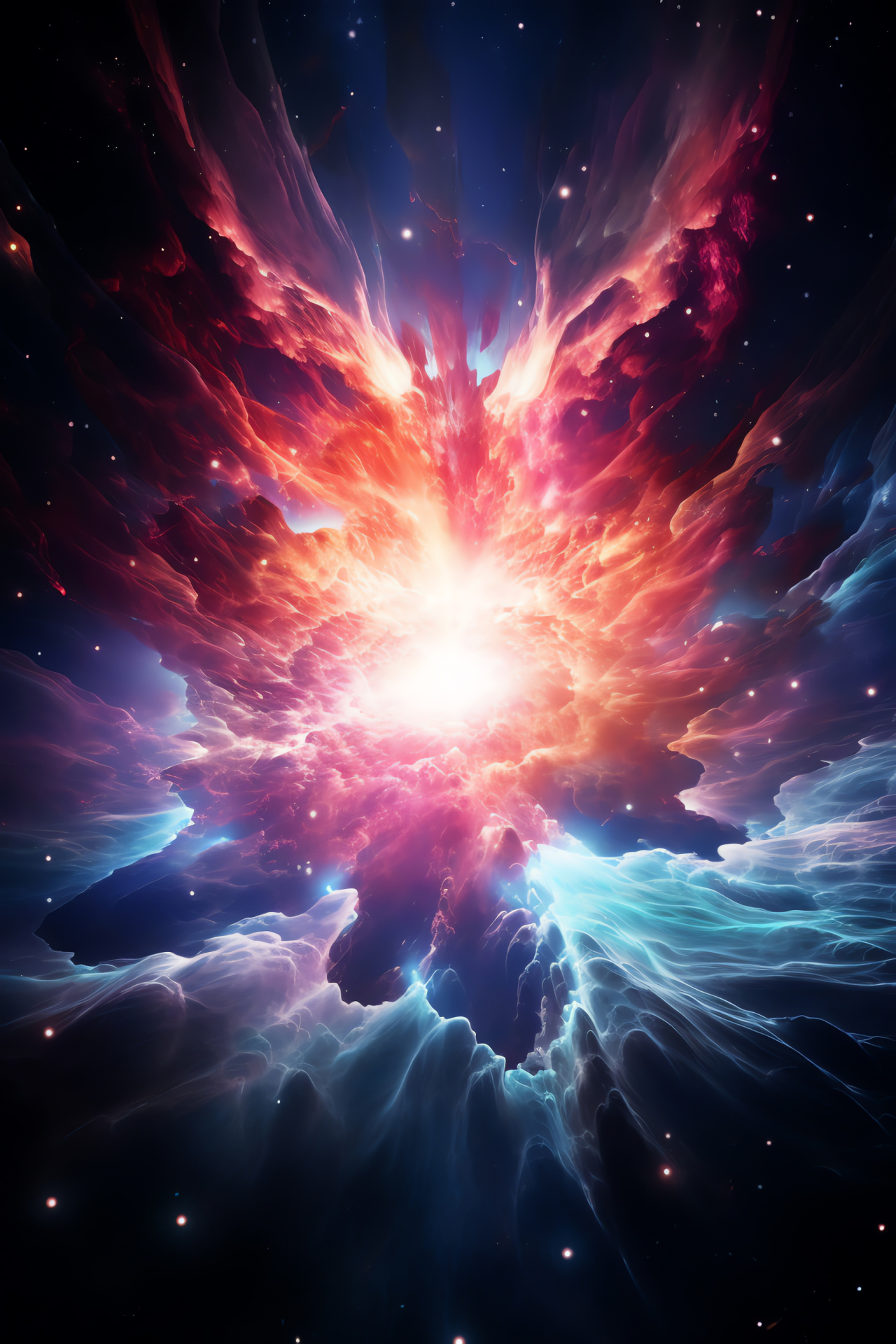 Stellar explosion Cassiopeia A, Galactic phenomena, Star remnants, Milky Way event, Celestial bodies, HD Phone Wallpaper