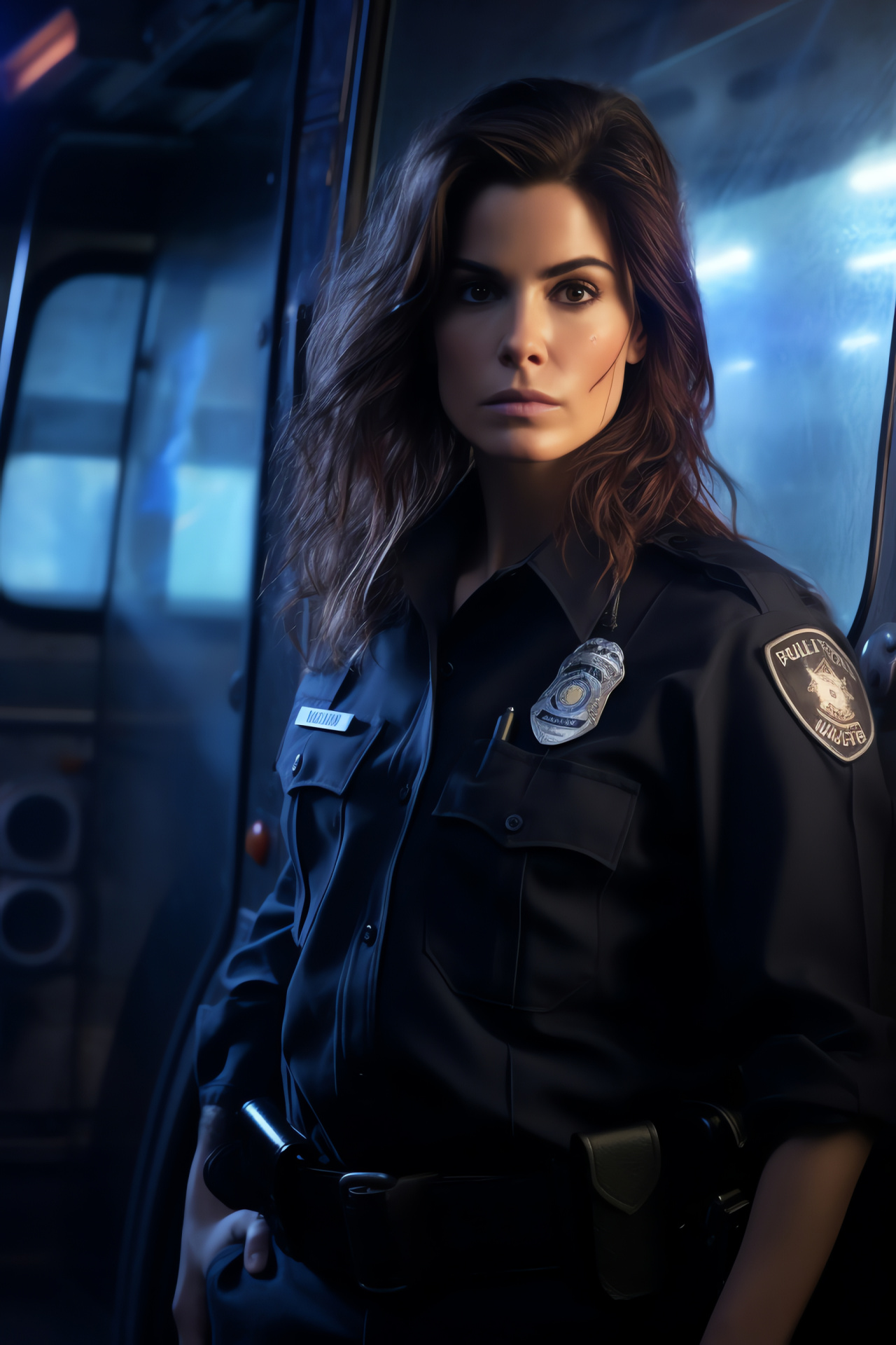 Sandra Bullock, action film, law enforcement, dynamic chase, gripping storyline, HD Phone Wallpaper