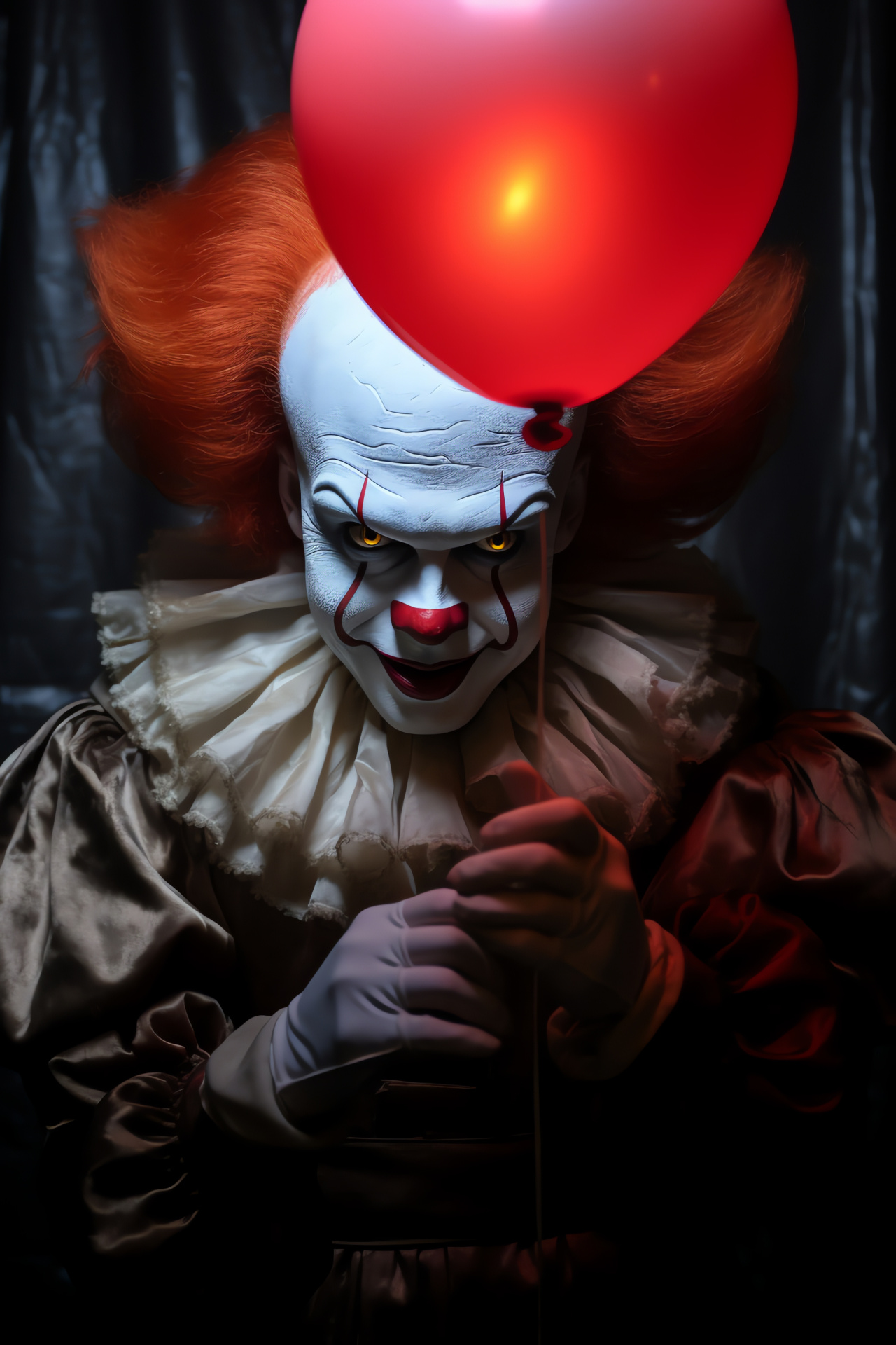 Pennywise The Clown, It movie antagonist, Gruesome character, Horror cinema, Sinister presence, HD Phone Wallpaper