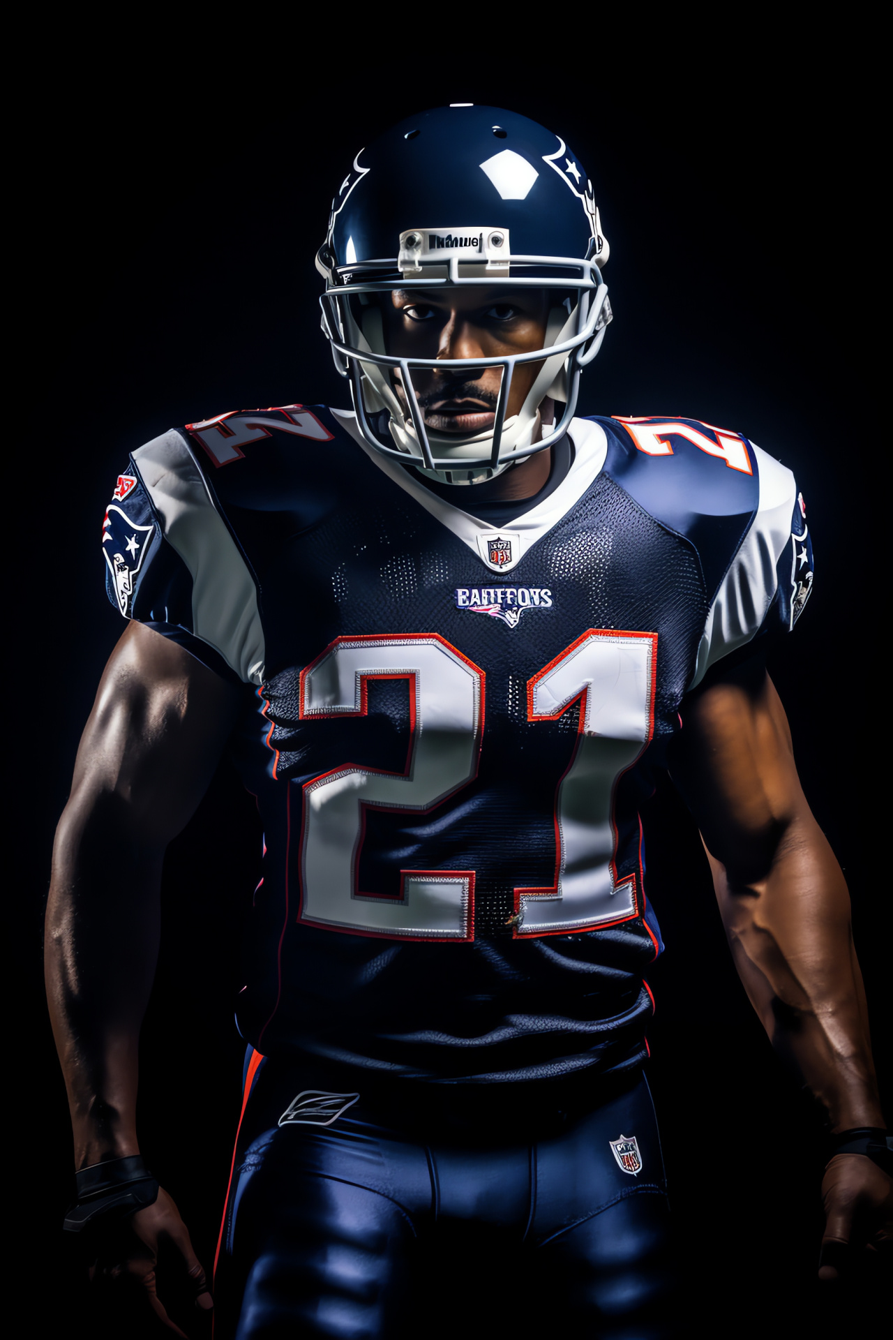 Ty Law, Defensive power, New England Patriots history, Athletic focus, Professional poise, HD Phone Wallpaper